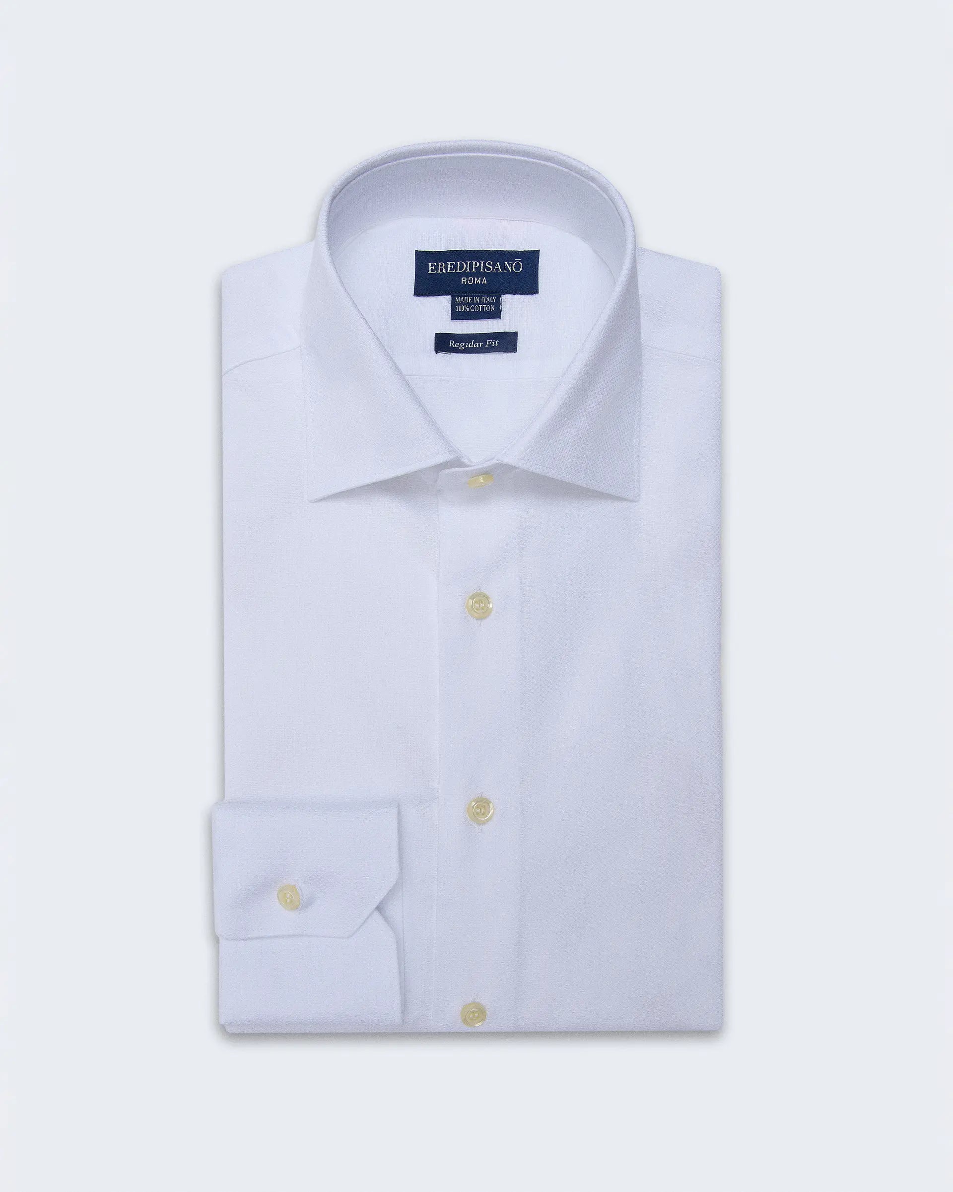 White Shirt Oxford Regular Fit with Cutaway Collar