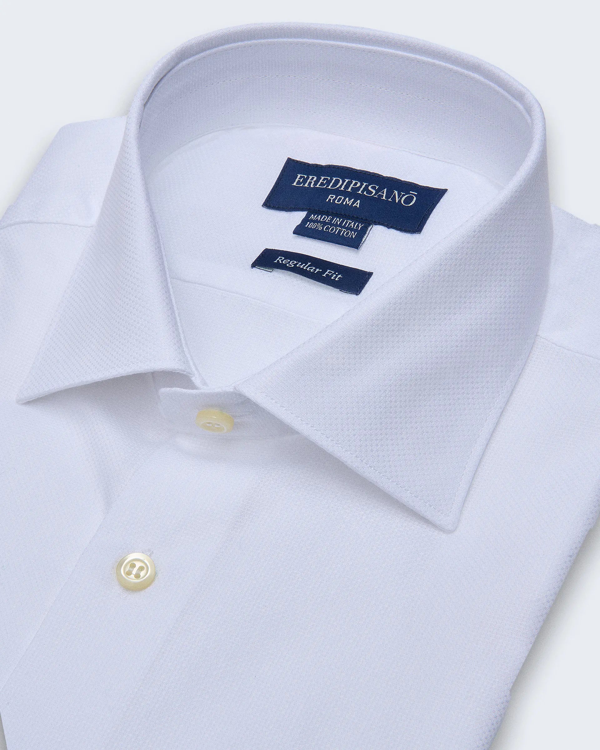 White Shirt Oxford Regular Fit with Cutaway Collar