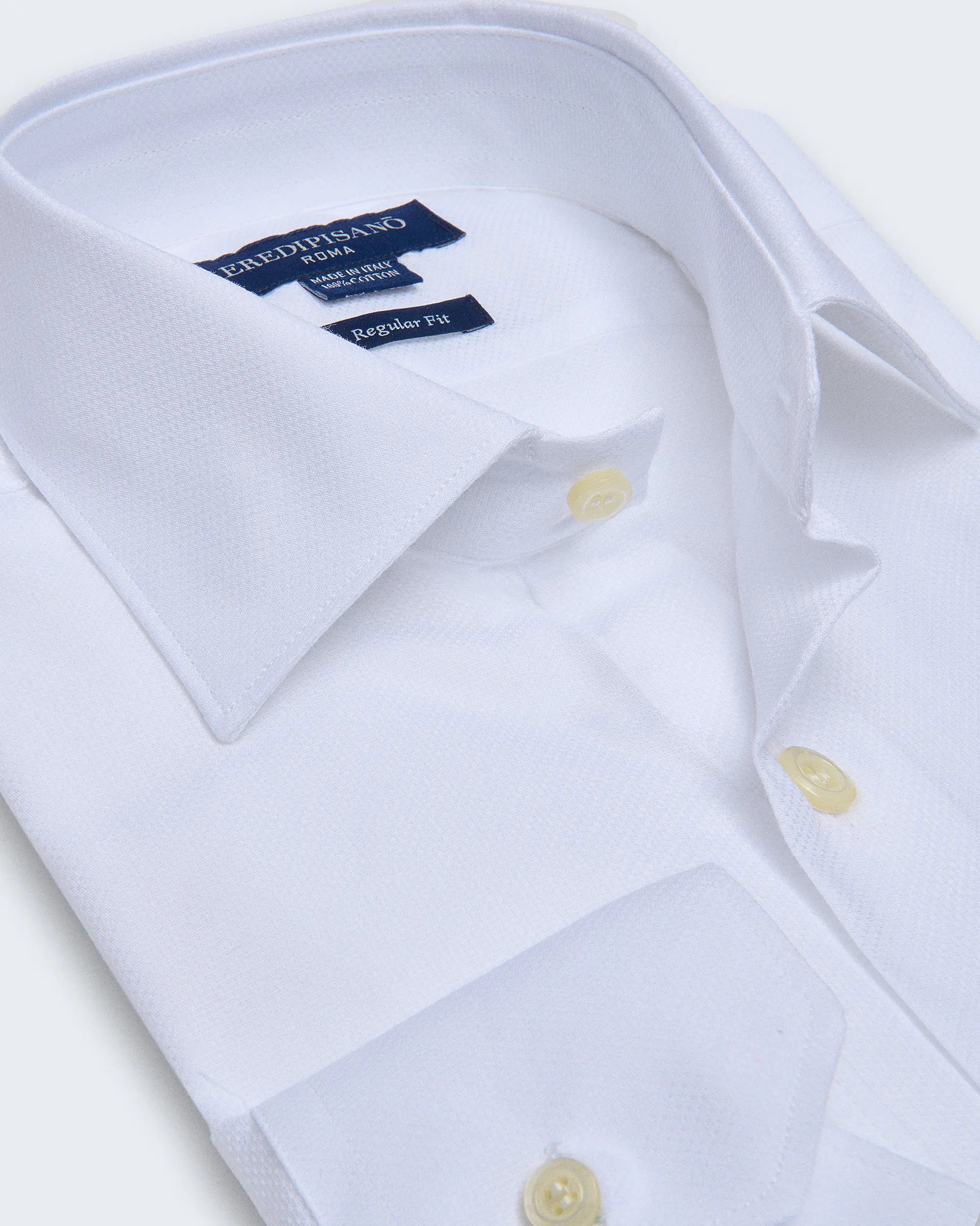 White Shirt Oxford Regular Fit with Cutaway Collar