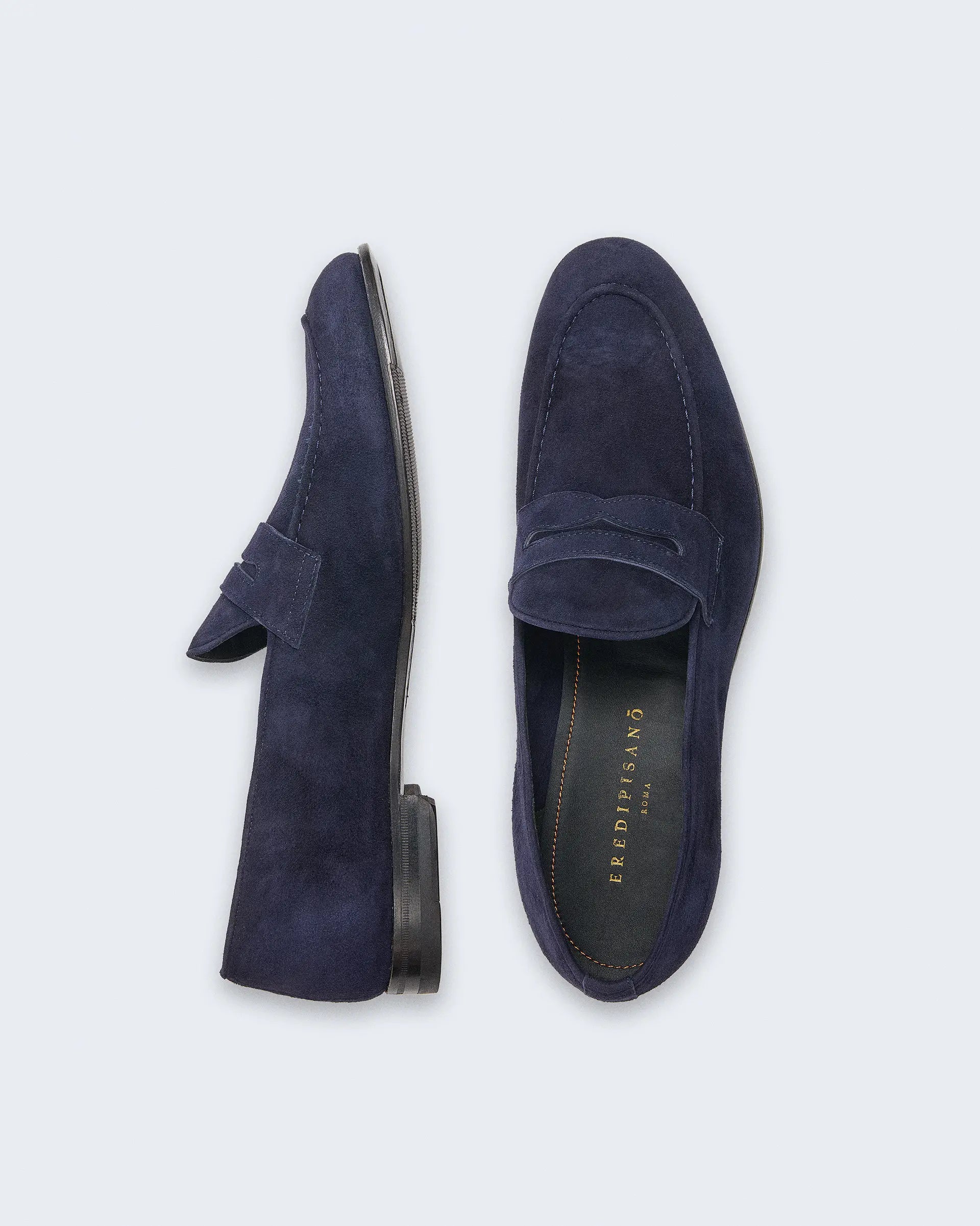 Blue Suede Moccassin