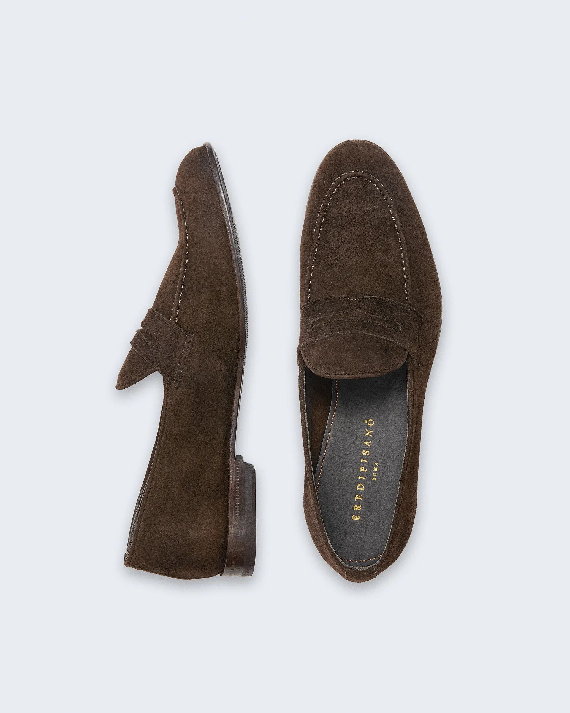 Brown Suede Moccassin