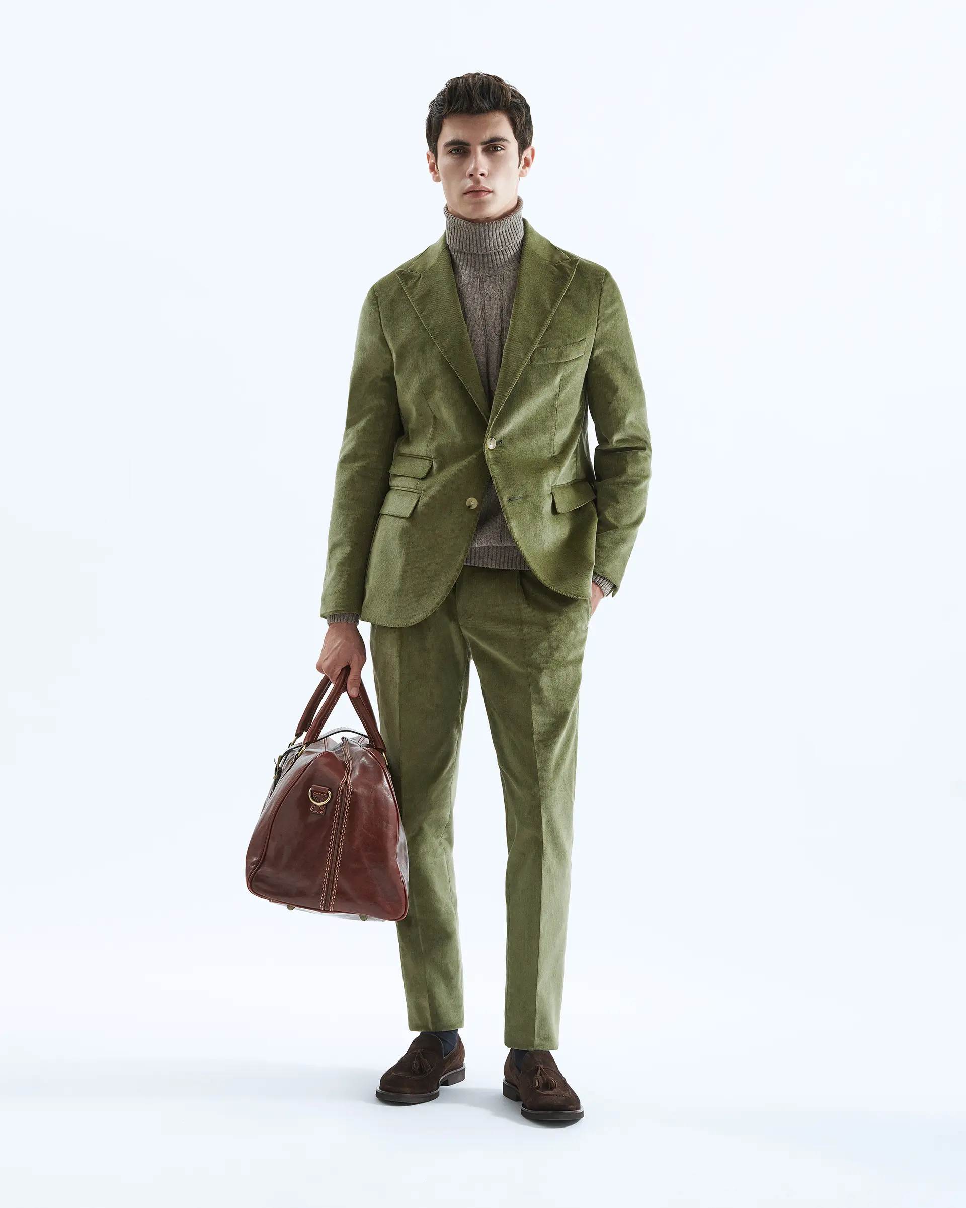 Green corduroy sport purchases coat