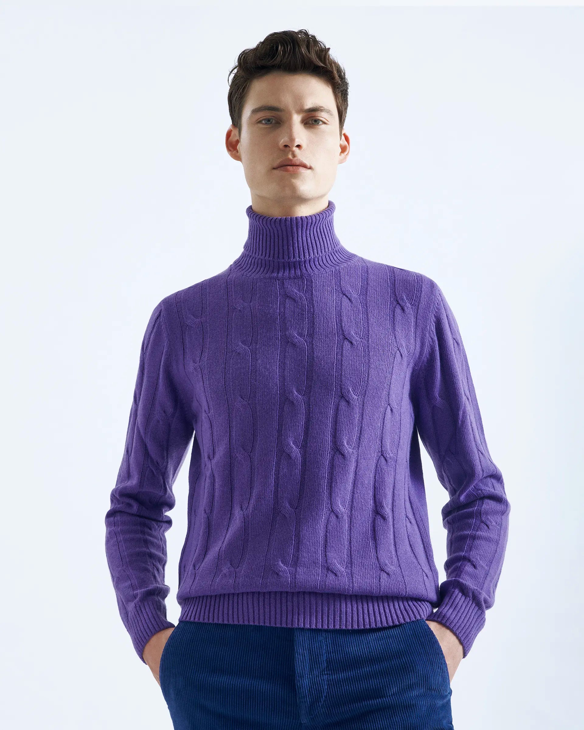 Lavender clearance turtleneck men