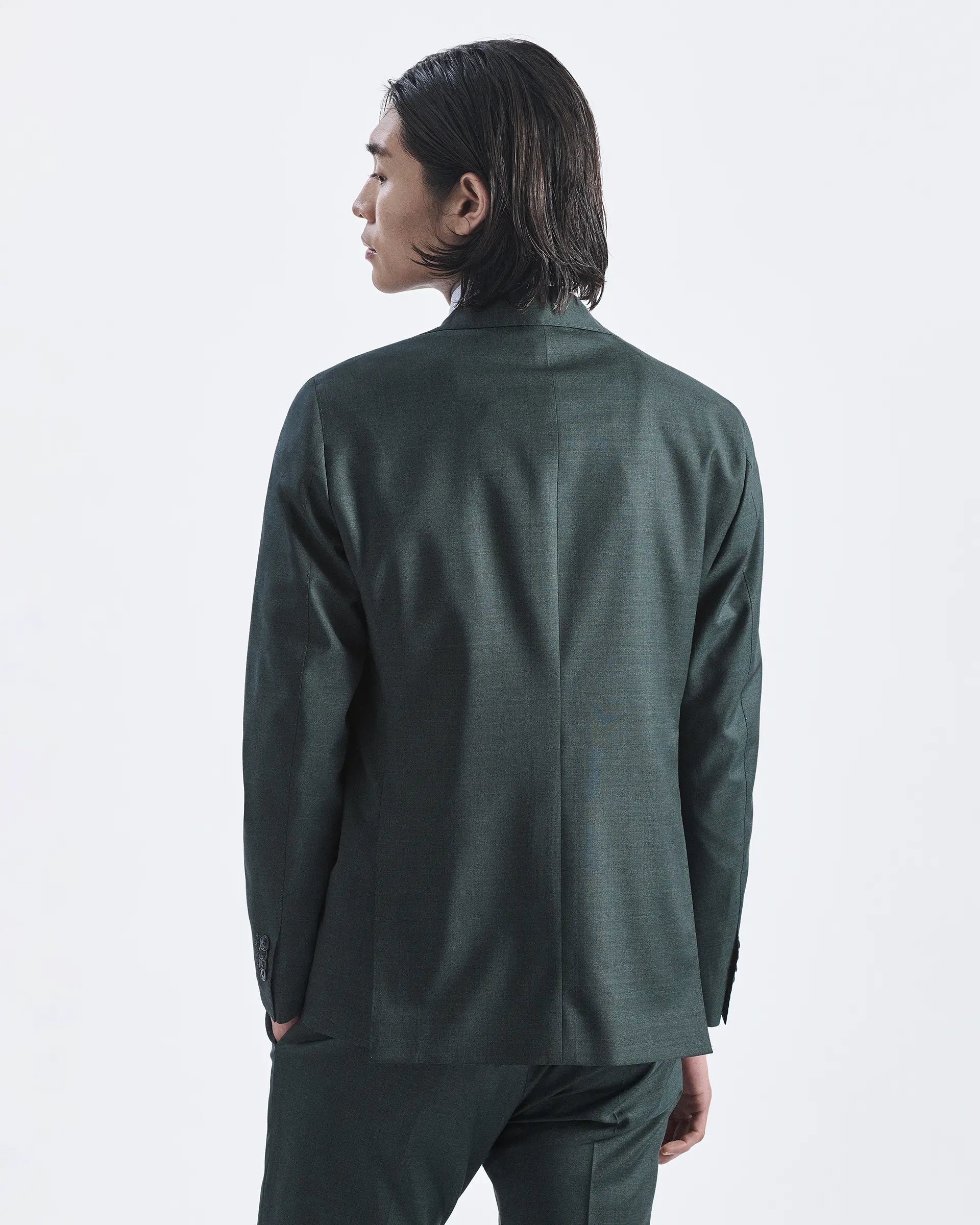Green Pure Wool - Zelander Dream Loro Piana Fabric