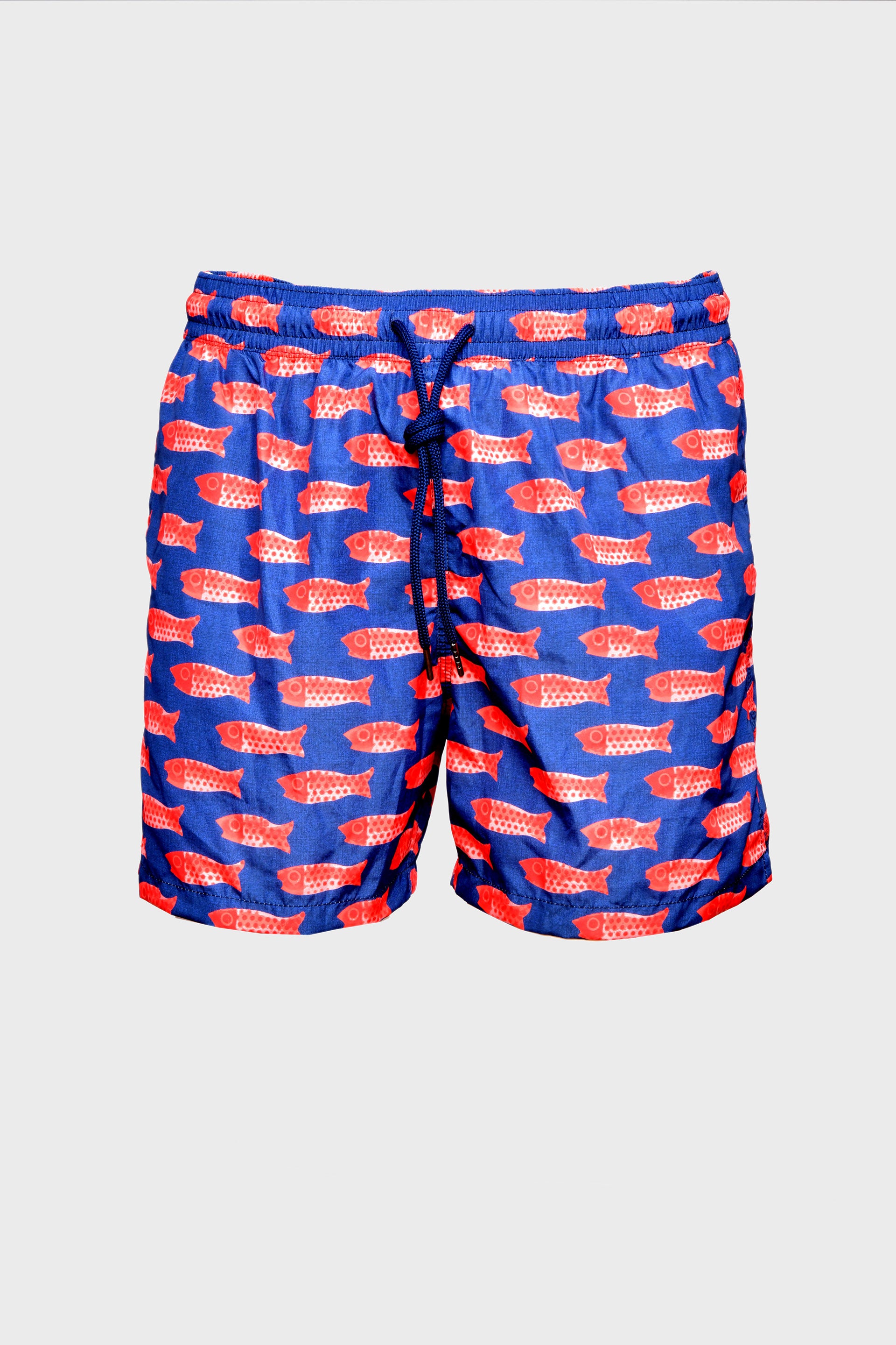 Swim short with marine pattern