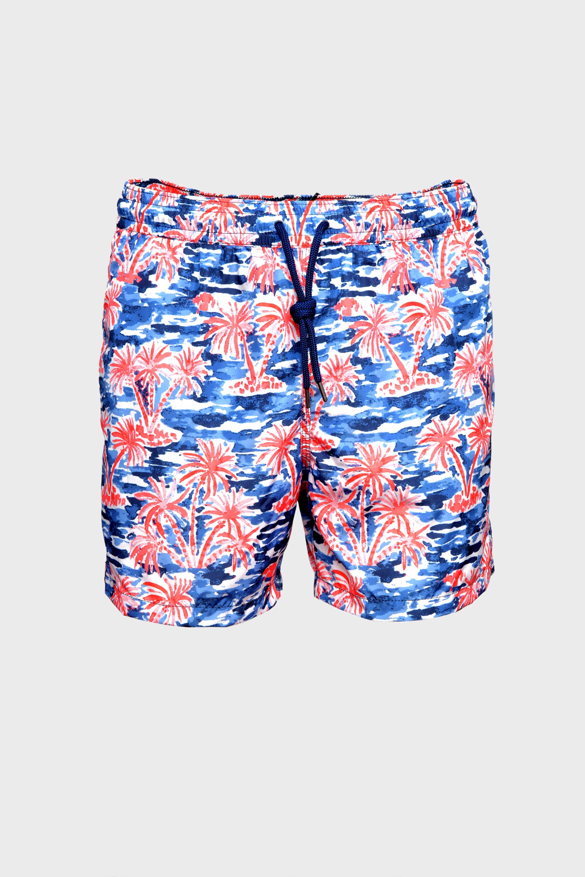 Swim short with floral pattern