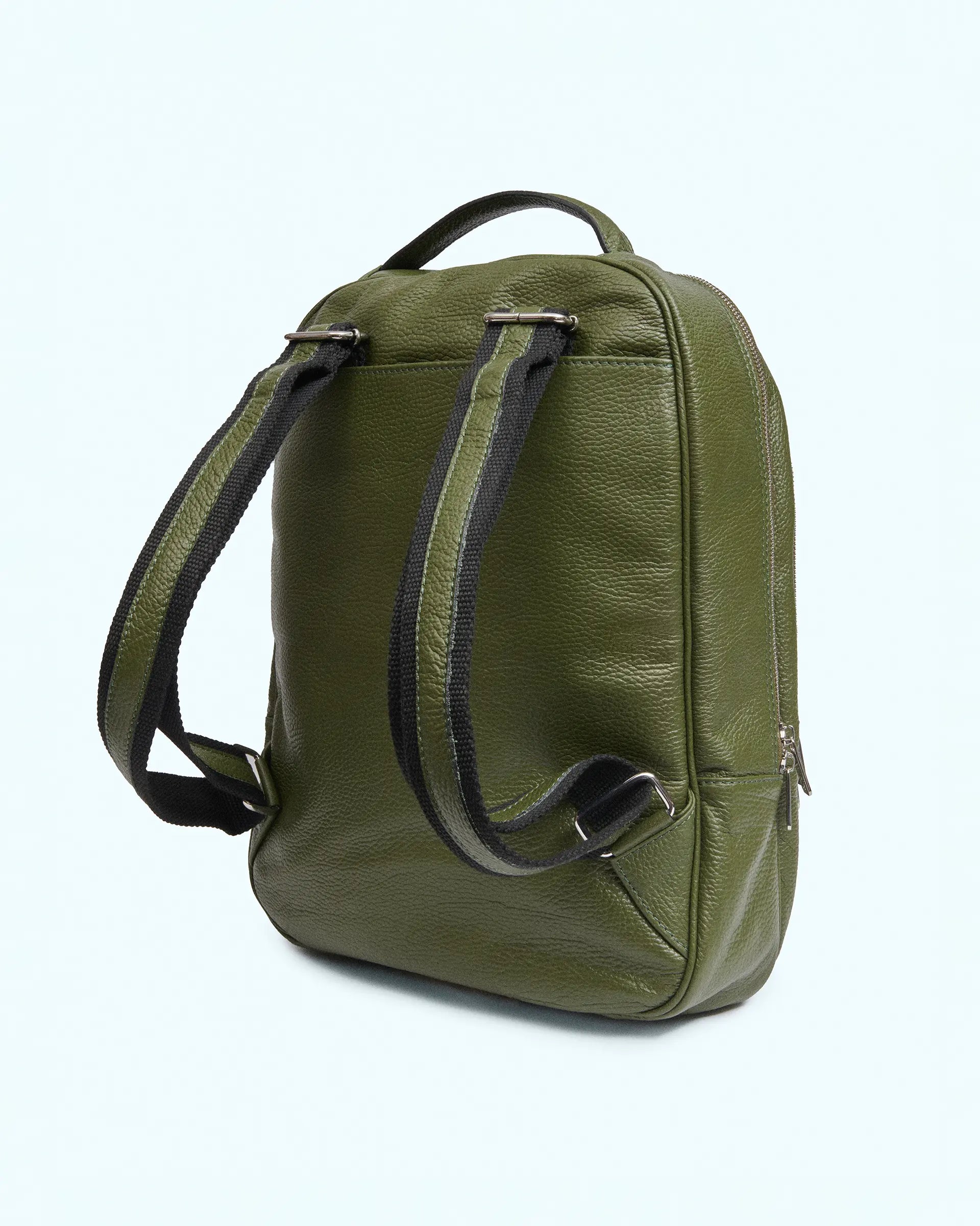 24 Hour Green Bag Leather