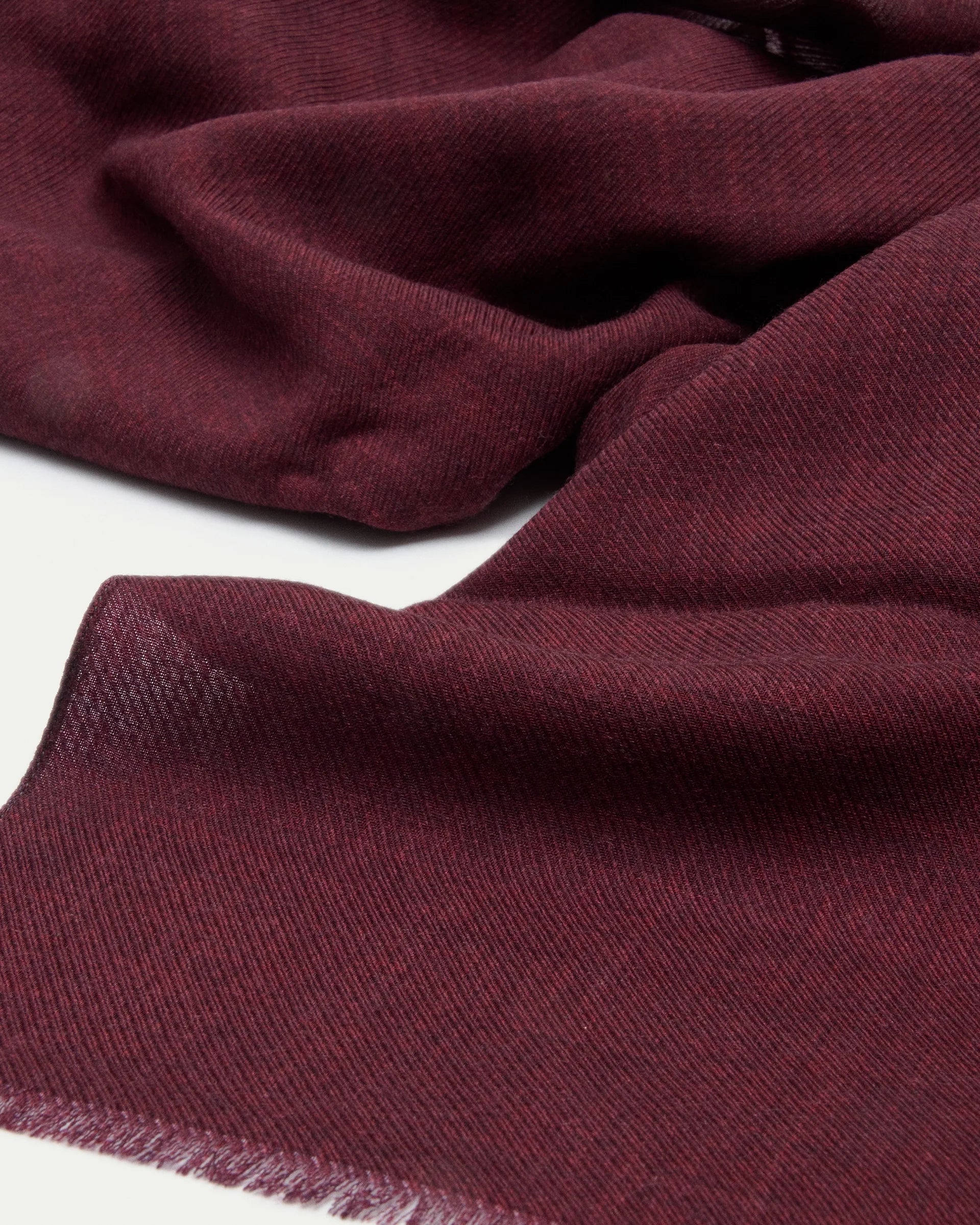 Burgundy Wool Scarf