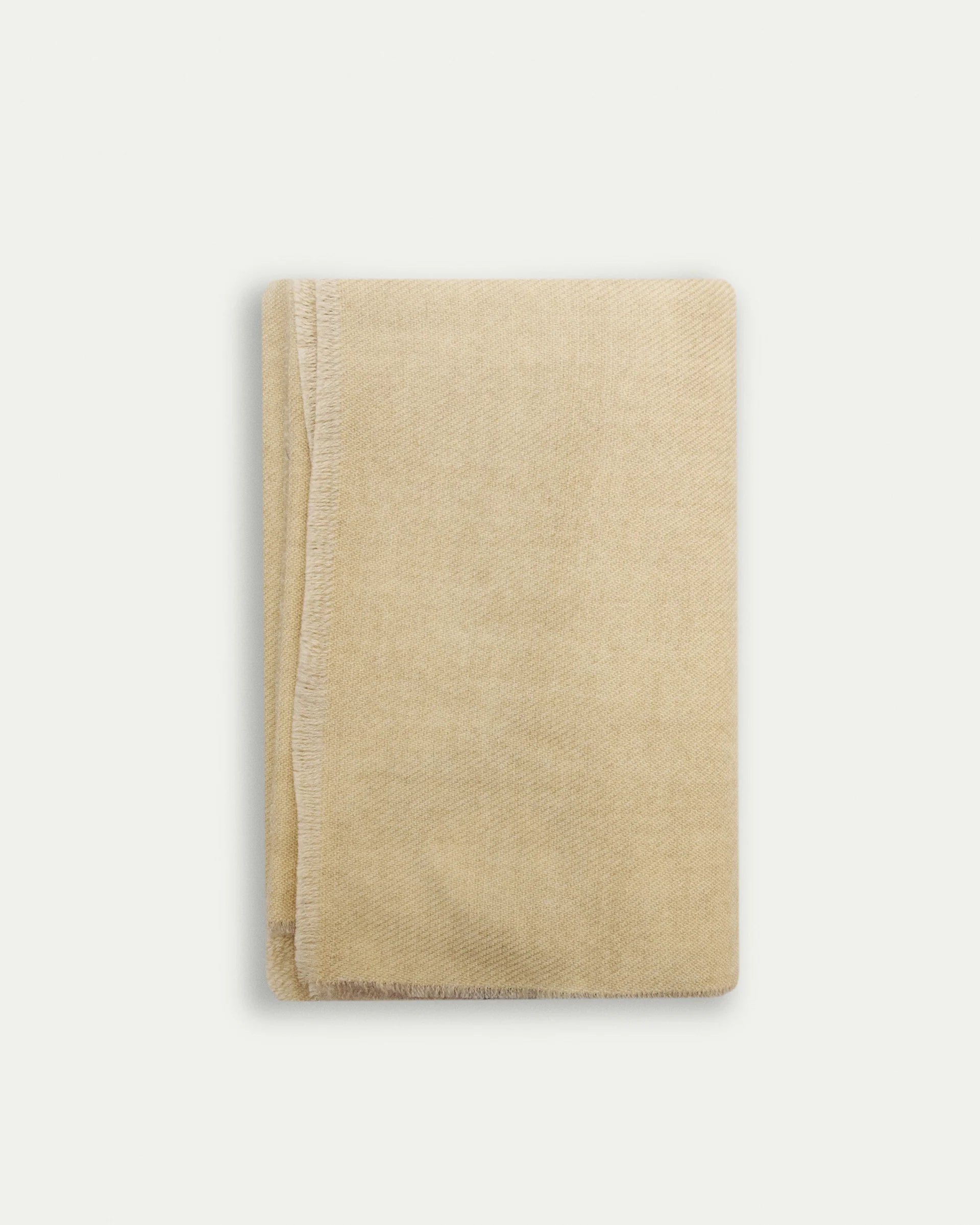 Beige Wool Scarf