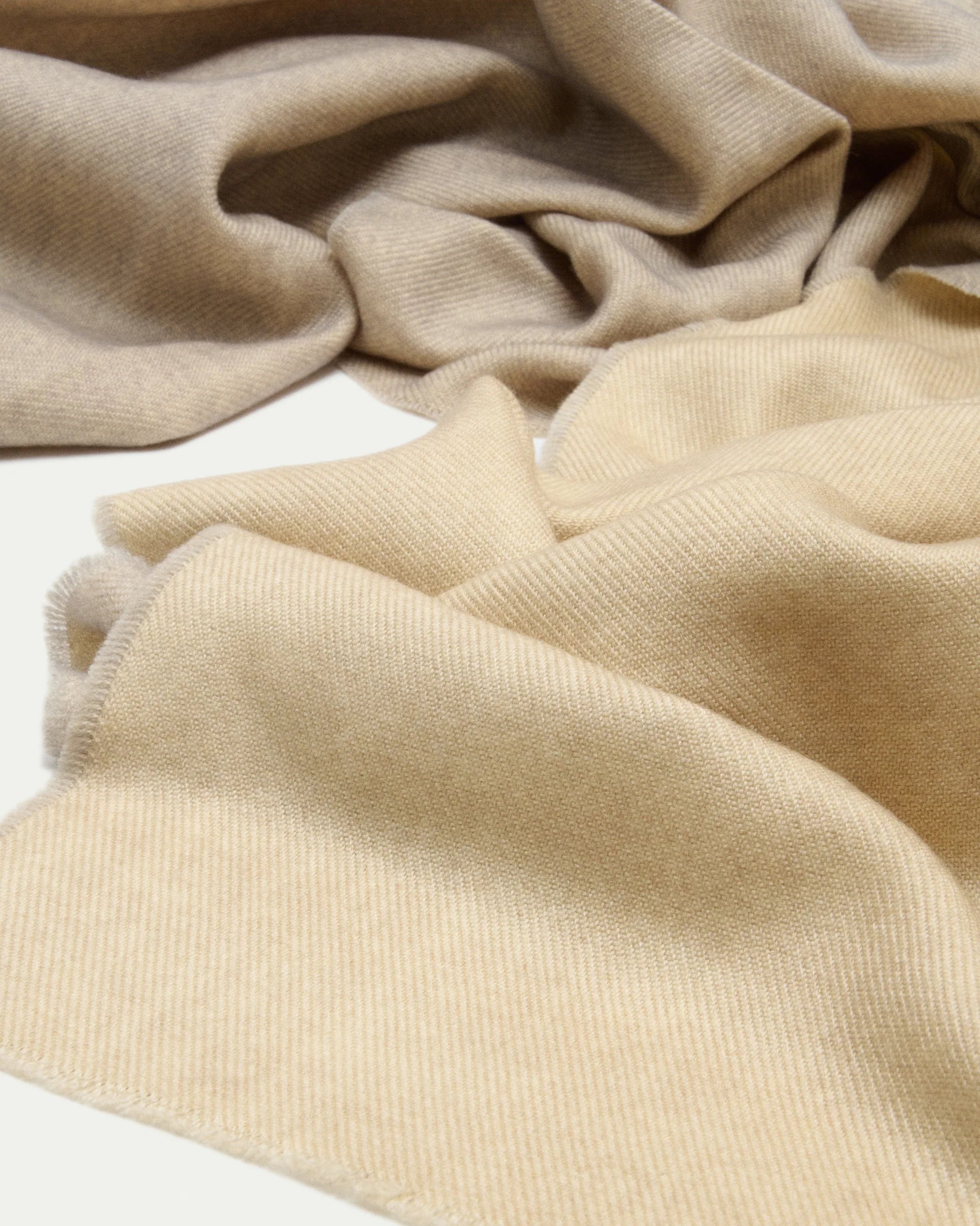 Beige Wool Scarf