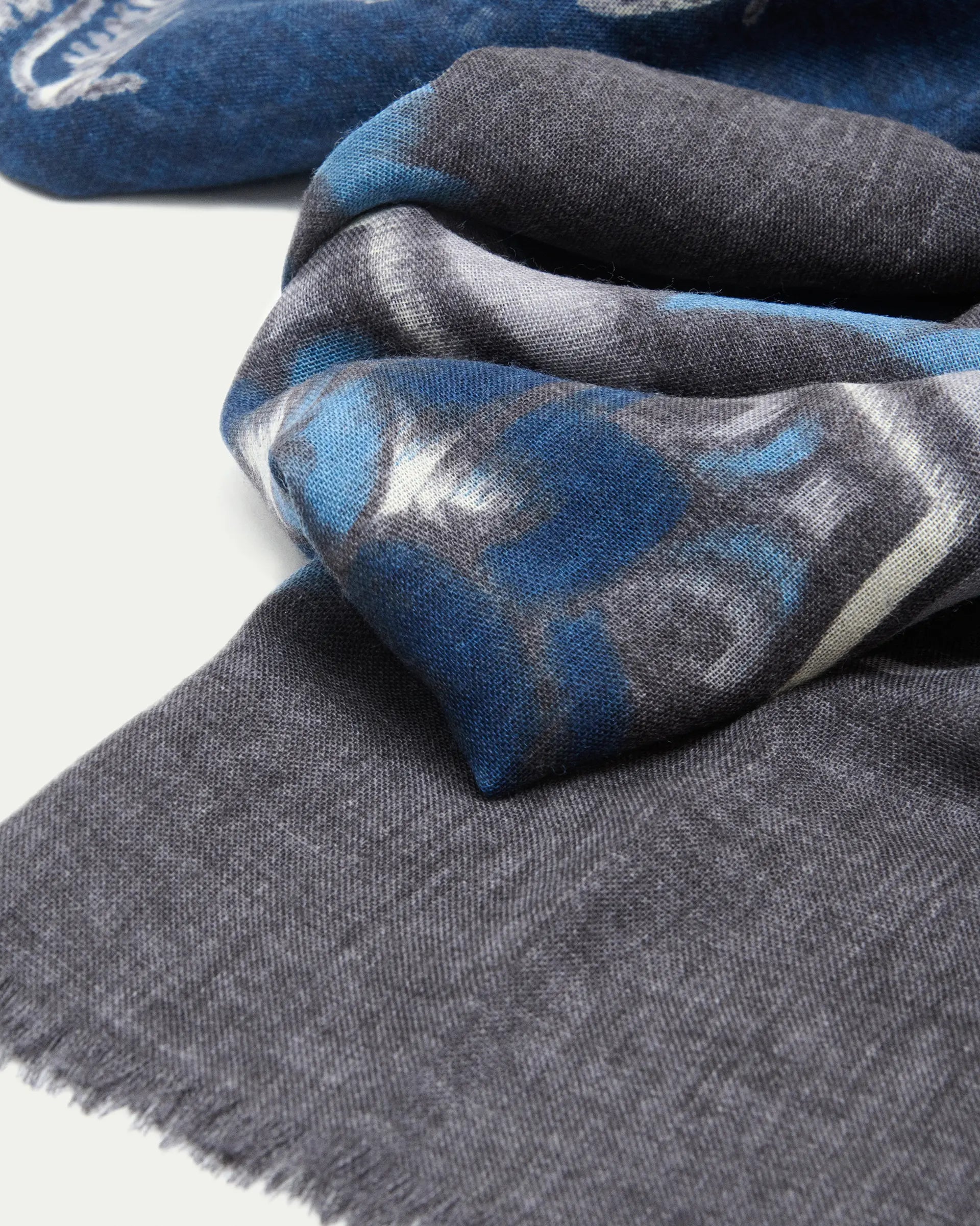 Pattern Wool and Silk Scarf