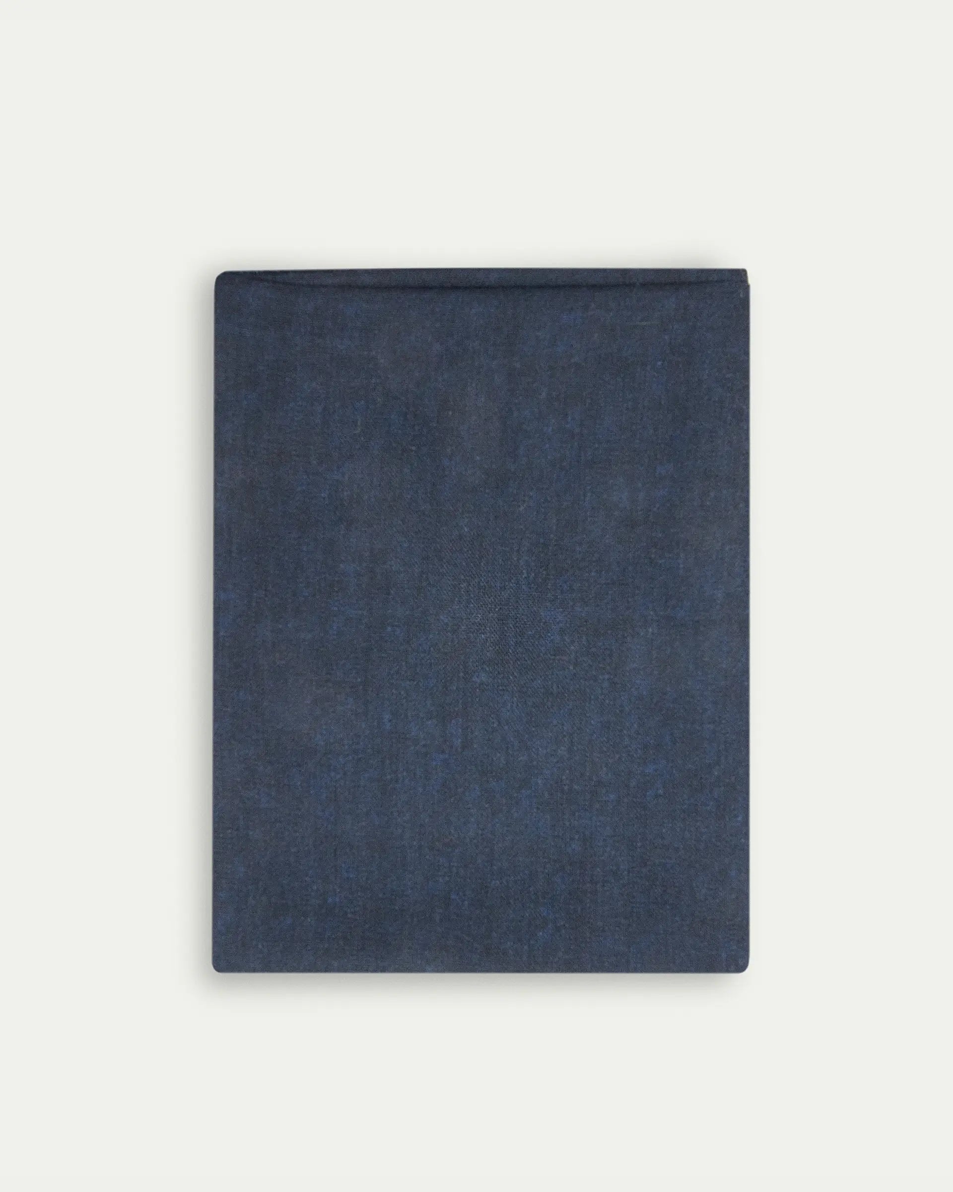 Blue Wool and Silk Scarf