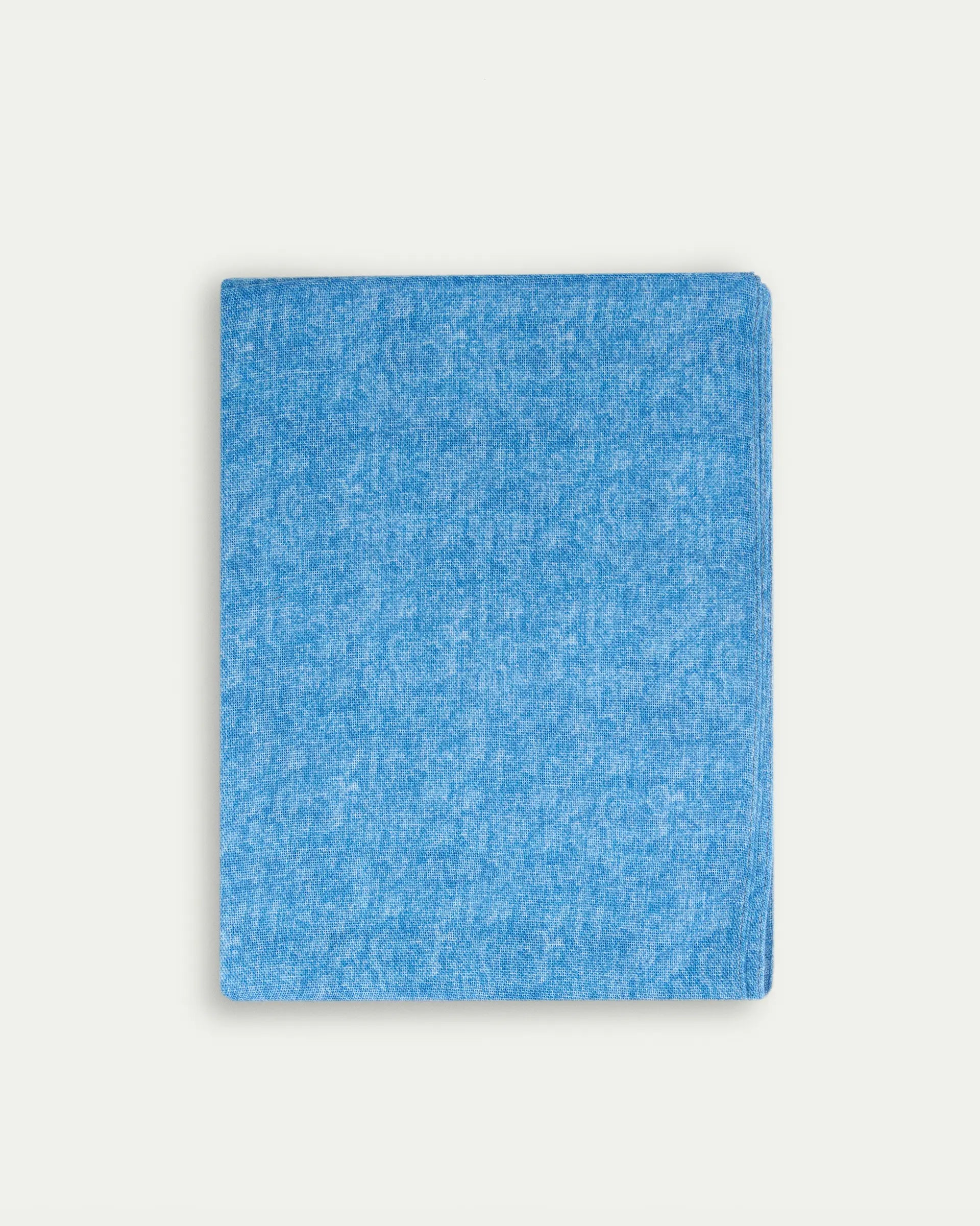 Light Blue Wool and Silk Scarf