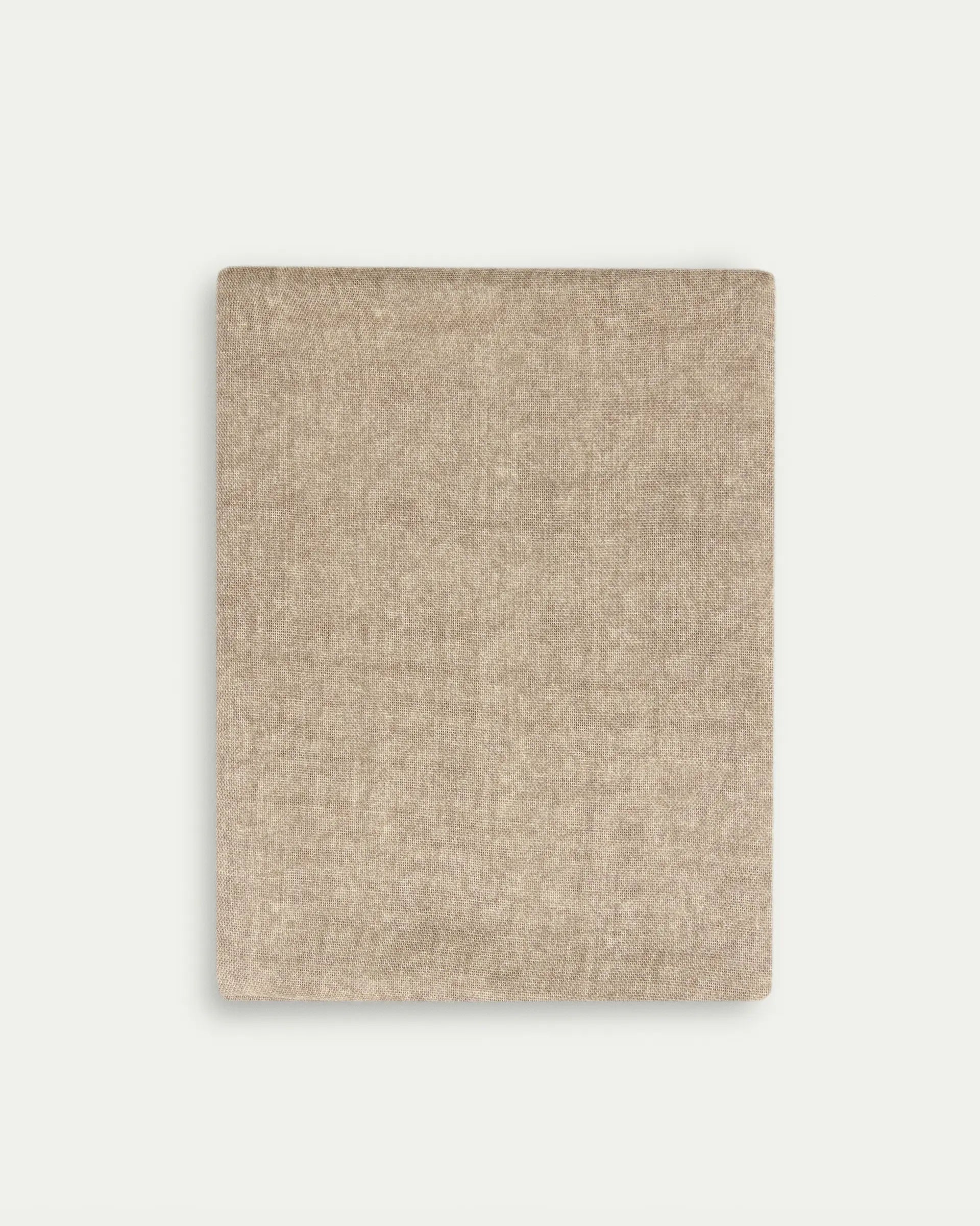 Beige Wool and Silk Scarf