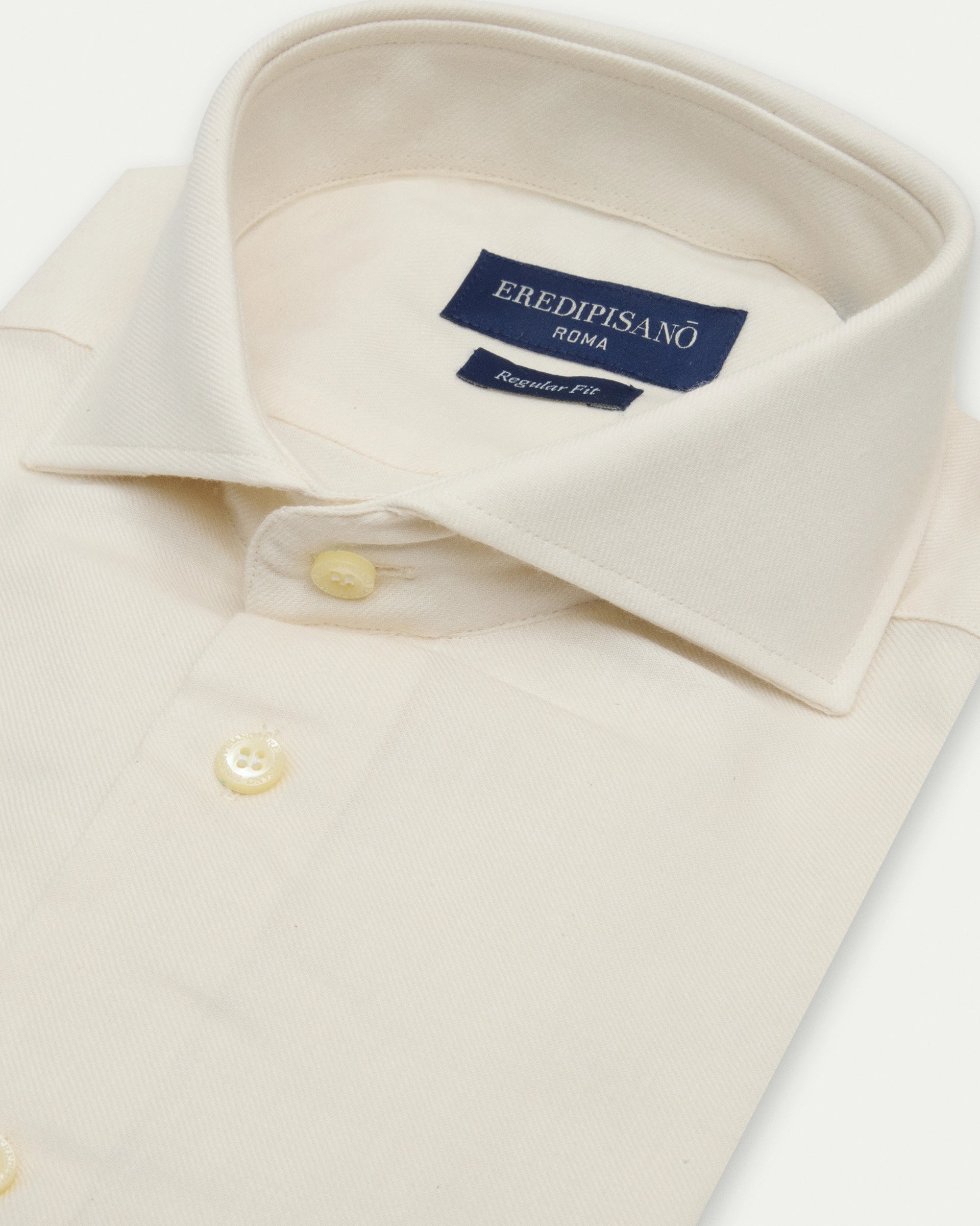 Beige Soft Flannel Cotton regular Fit Shirt