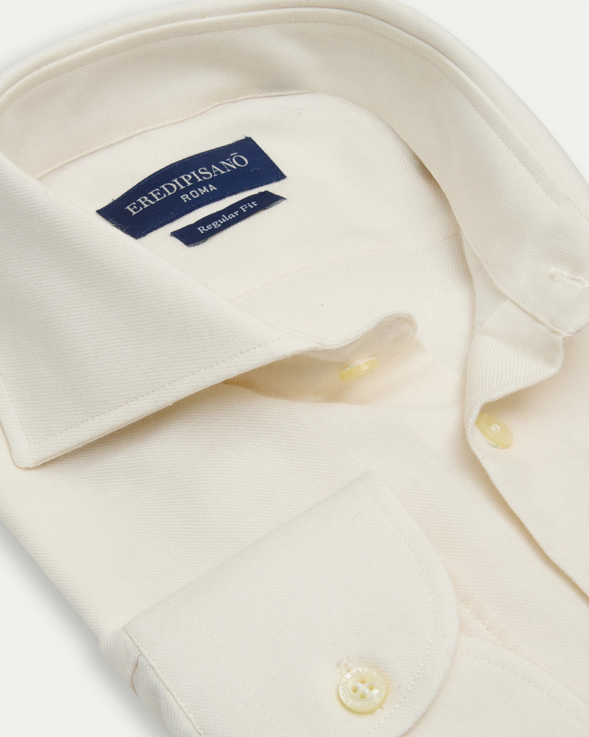 Beige Soft Flannel Cotton regular Fit Shirt