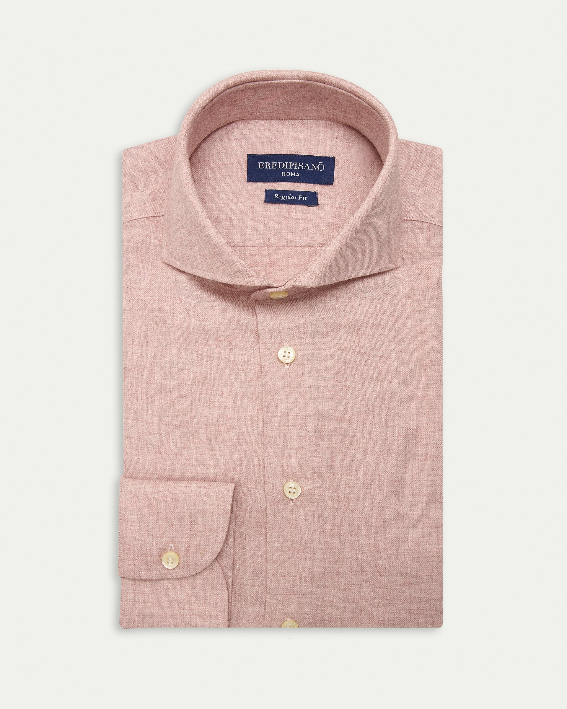 Pink Soft Flannel Cotton regular Fit Shirt