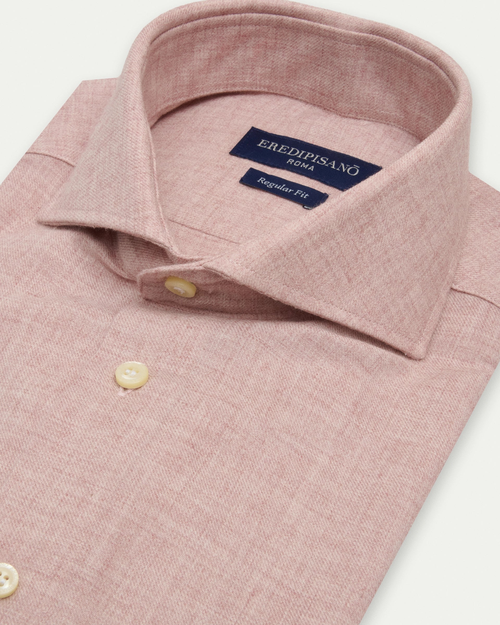 Pink Soft Flannel Cotton regular Fit Shirt