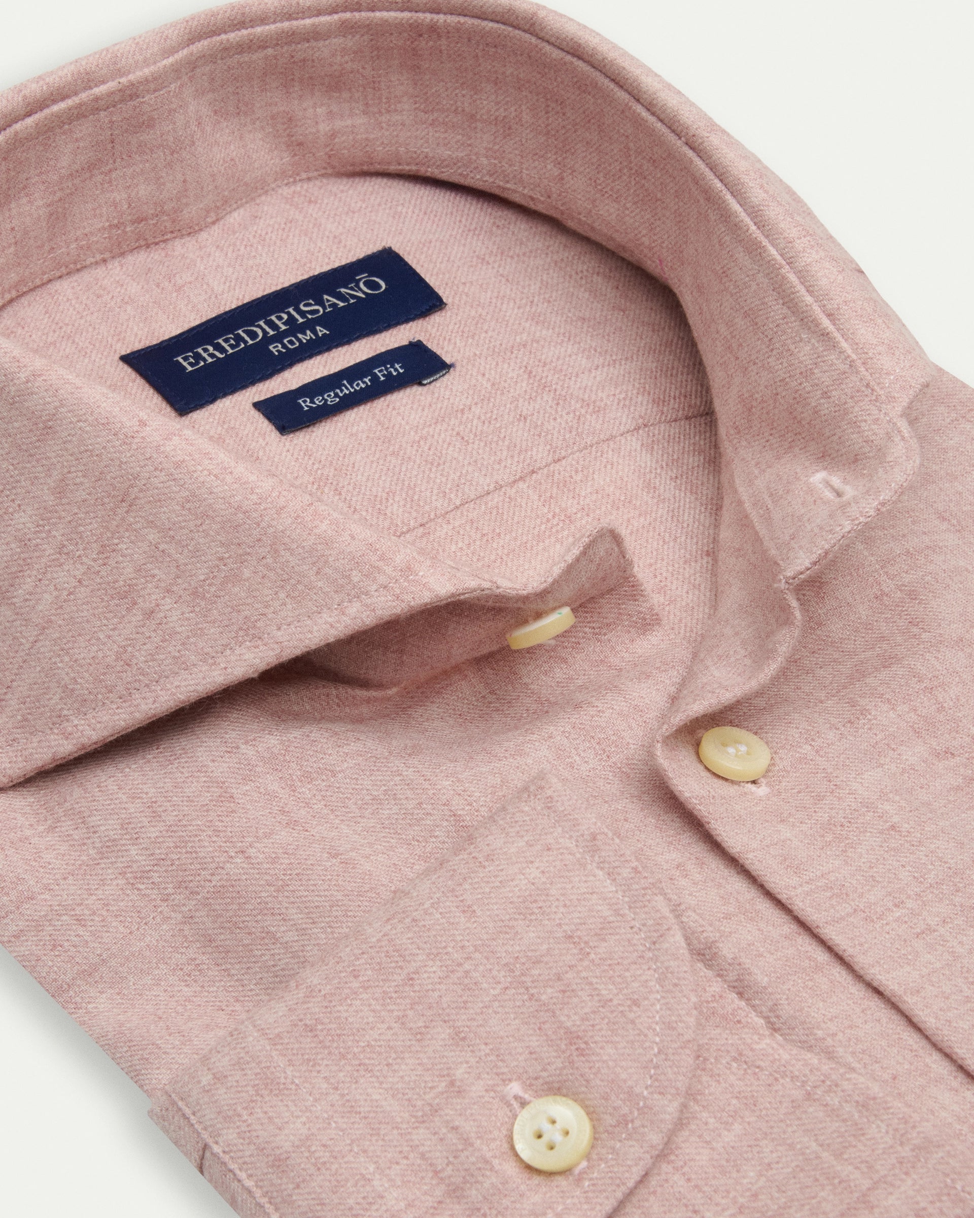 Pink Soft Flannel Cotton regular Fit Shirt