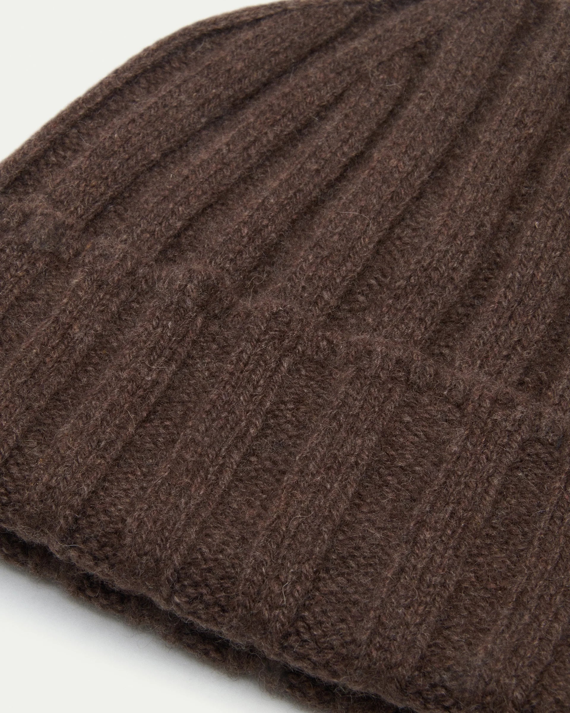 Brown Cashmere Beanie