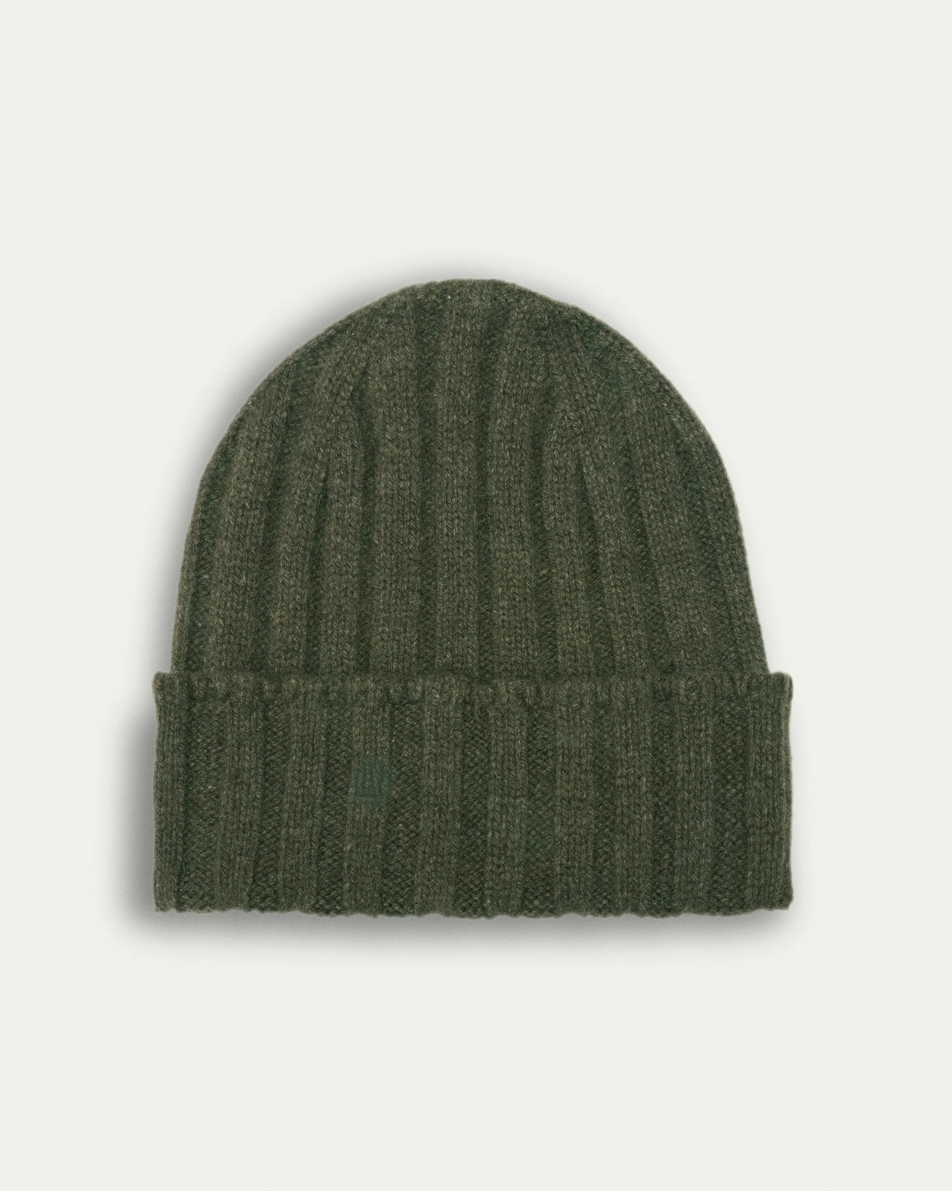 Green Cashmere Beanie