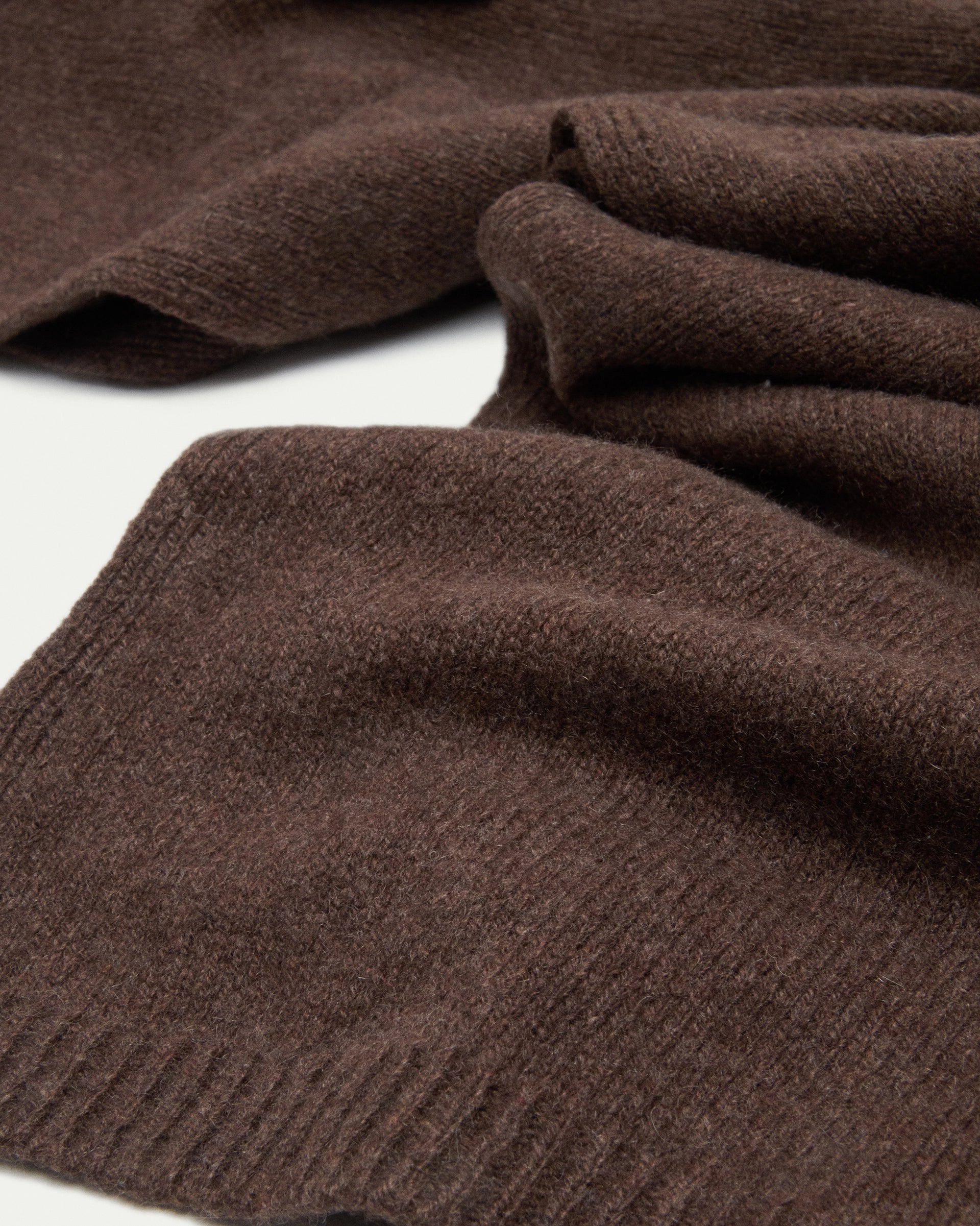 Brown Cashmere Scarf