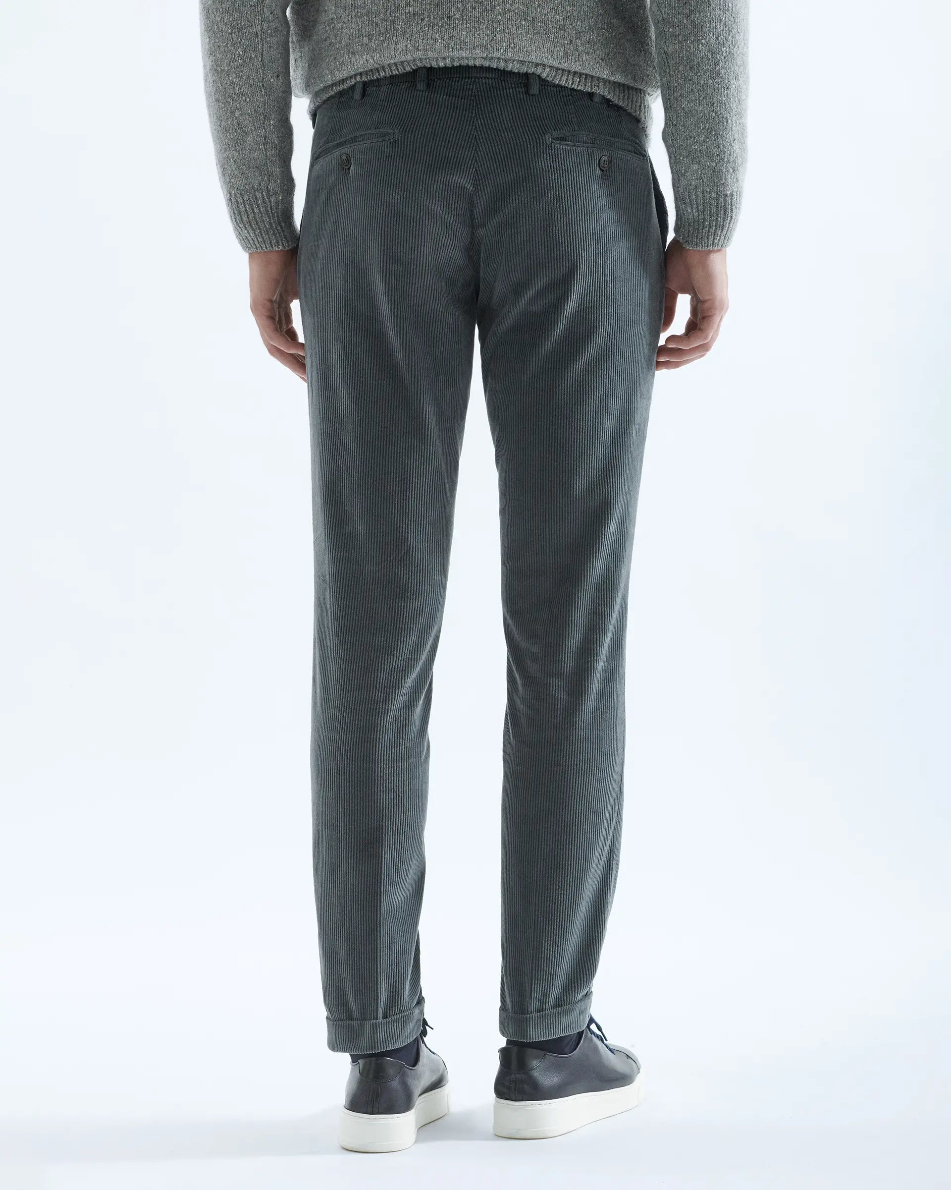 Charcoal Grey  Cotton Stretch pants