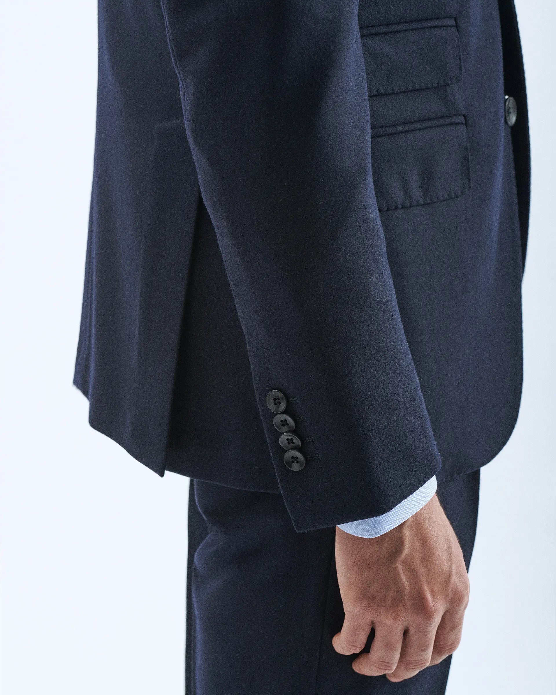 Blue Wool Suits - Loro Piana fabric