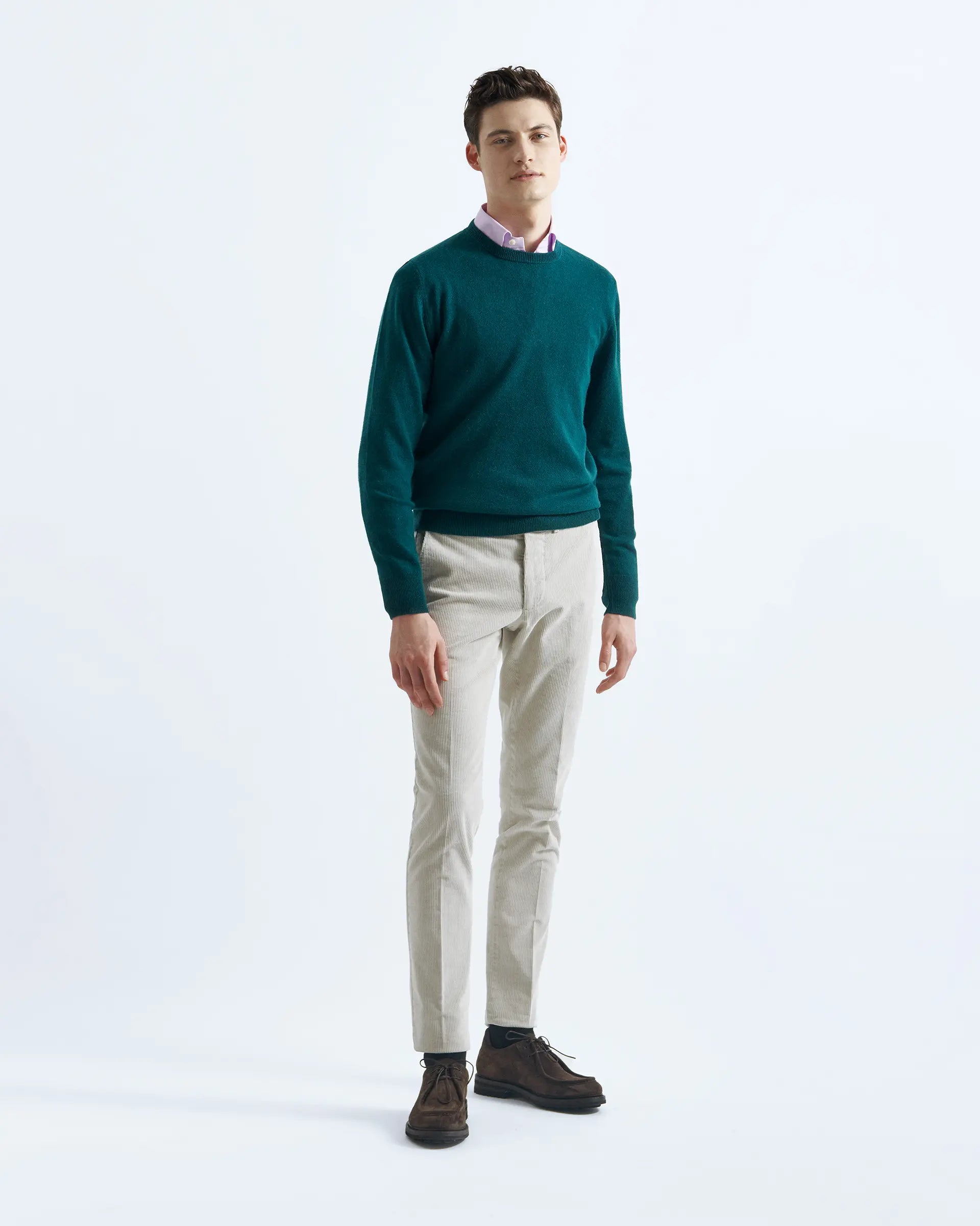 Green Cashmere Turleneck Sweaters