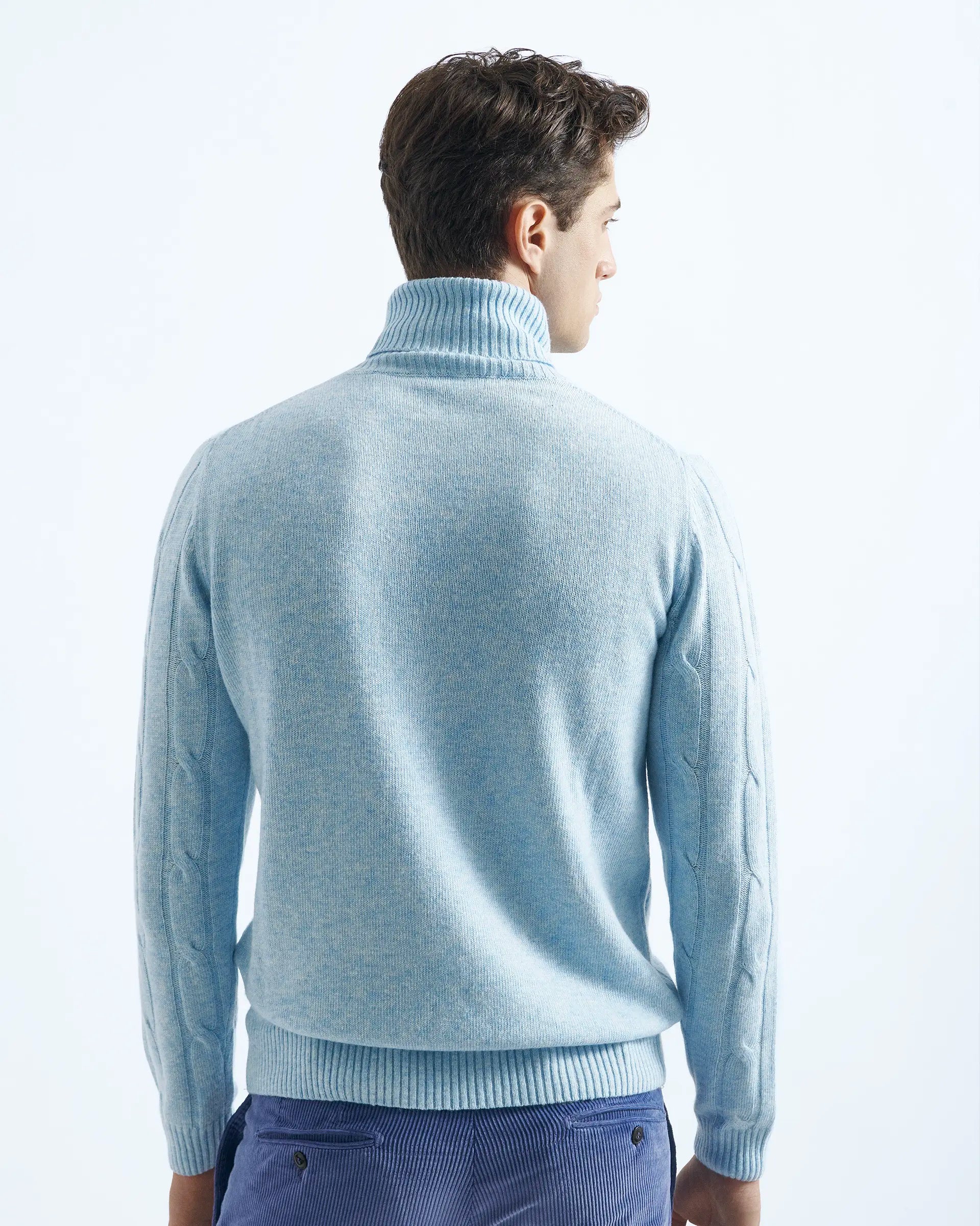 Powder blue turtleneck best sale