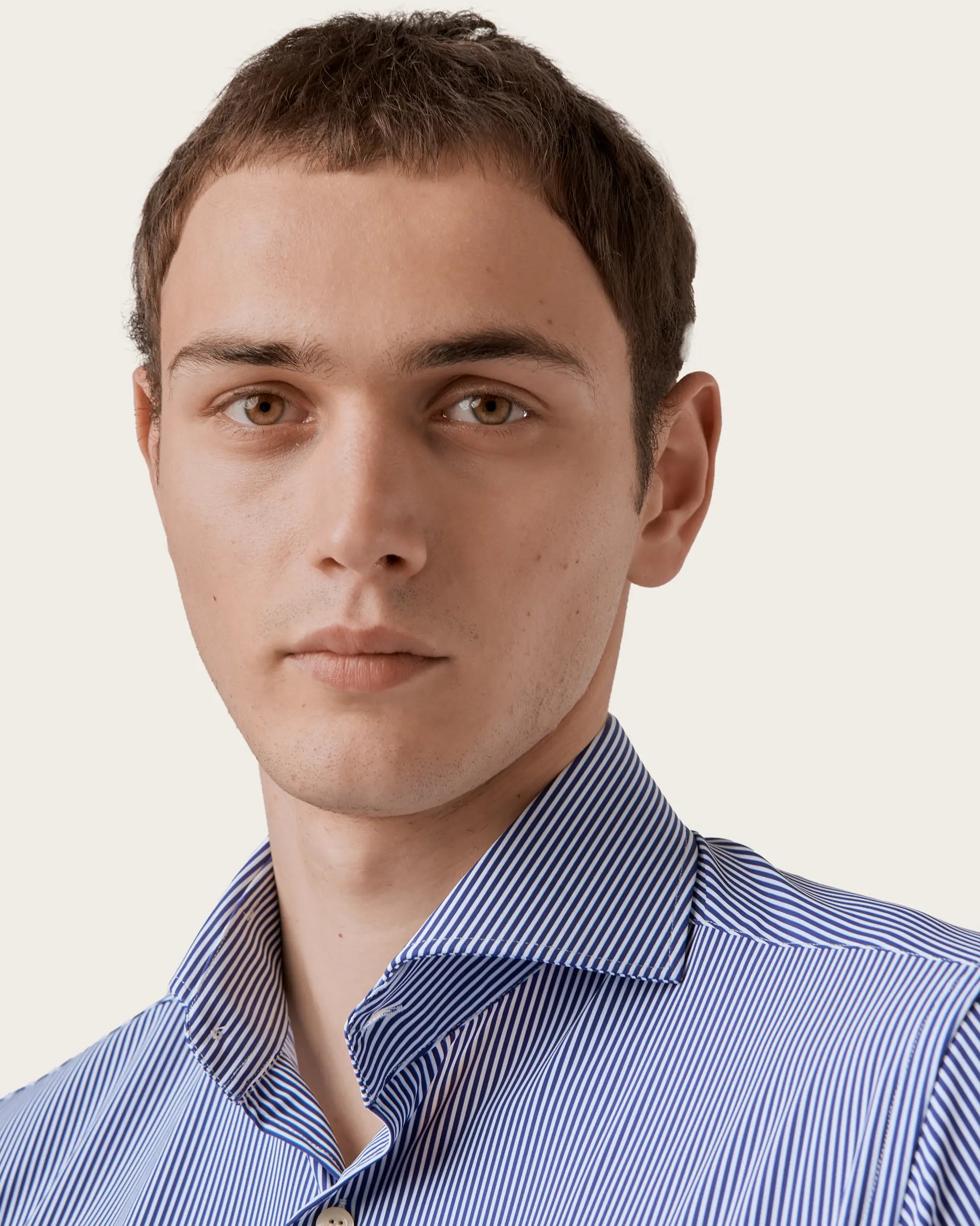 Blue Striped Easy Iron Comfort Fit Shirt