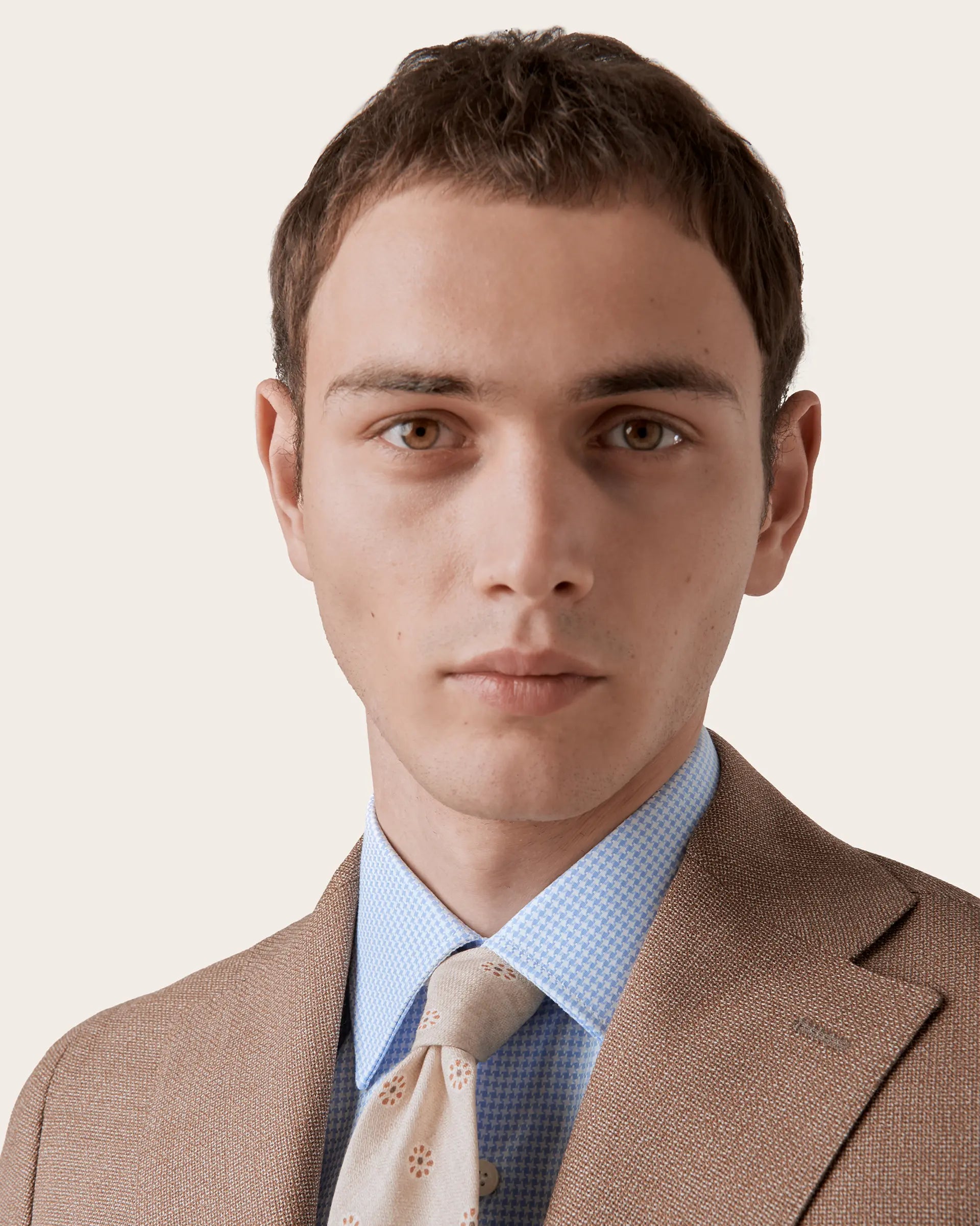Beige Pure Wool Jacket - Zignone Active