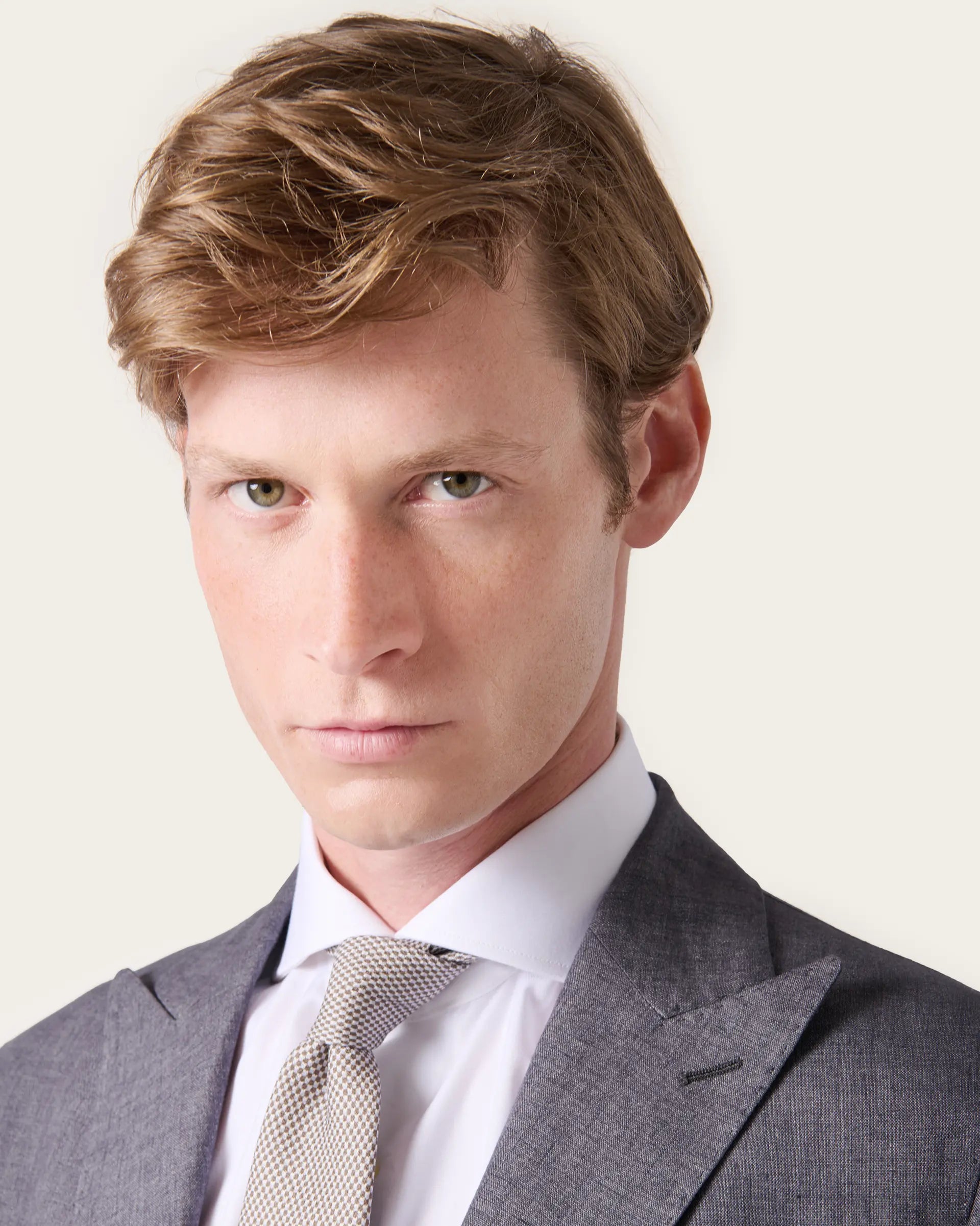 Grey Linen Delave Suits
