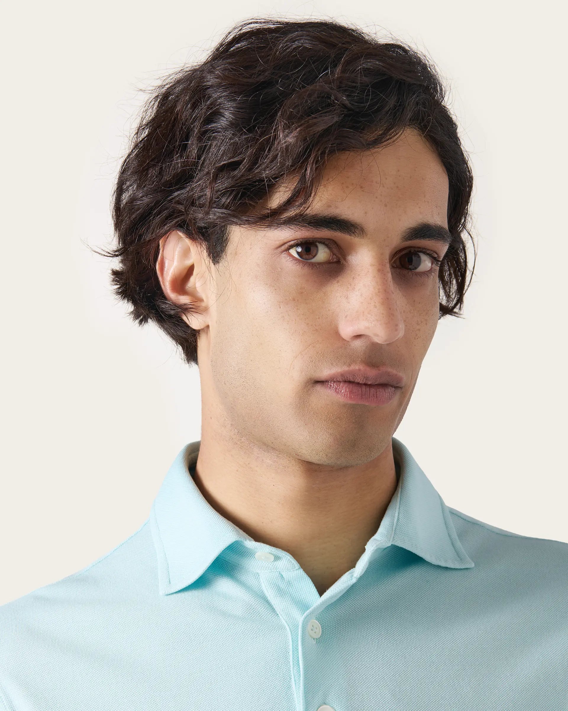 Light Blue Pure Cotton Polo