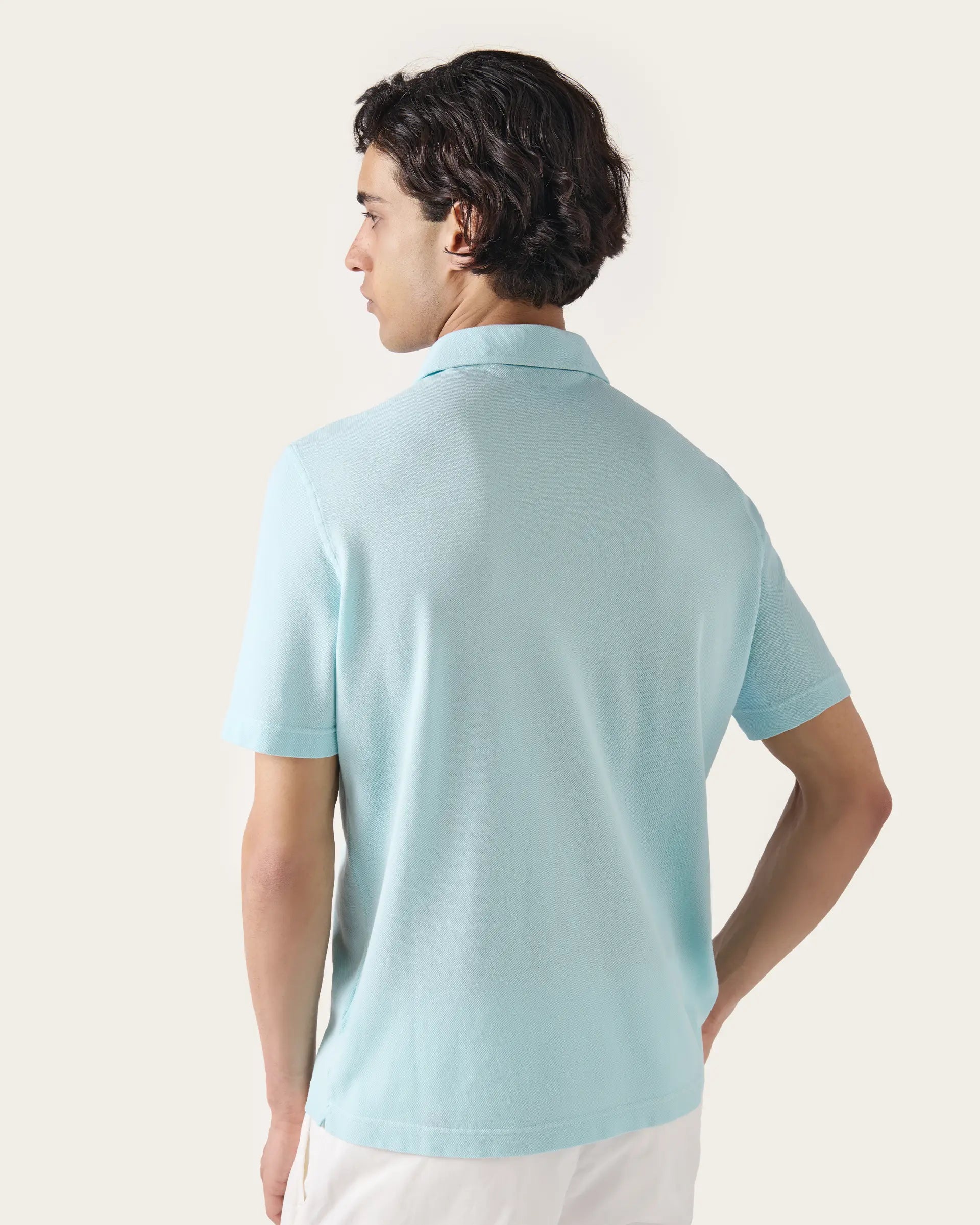 Light Blue Pure Cotton Polo