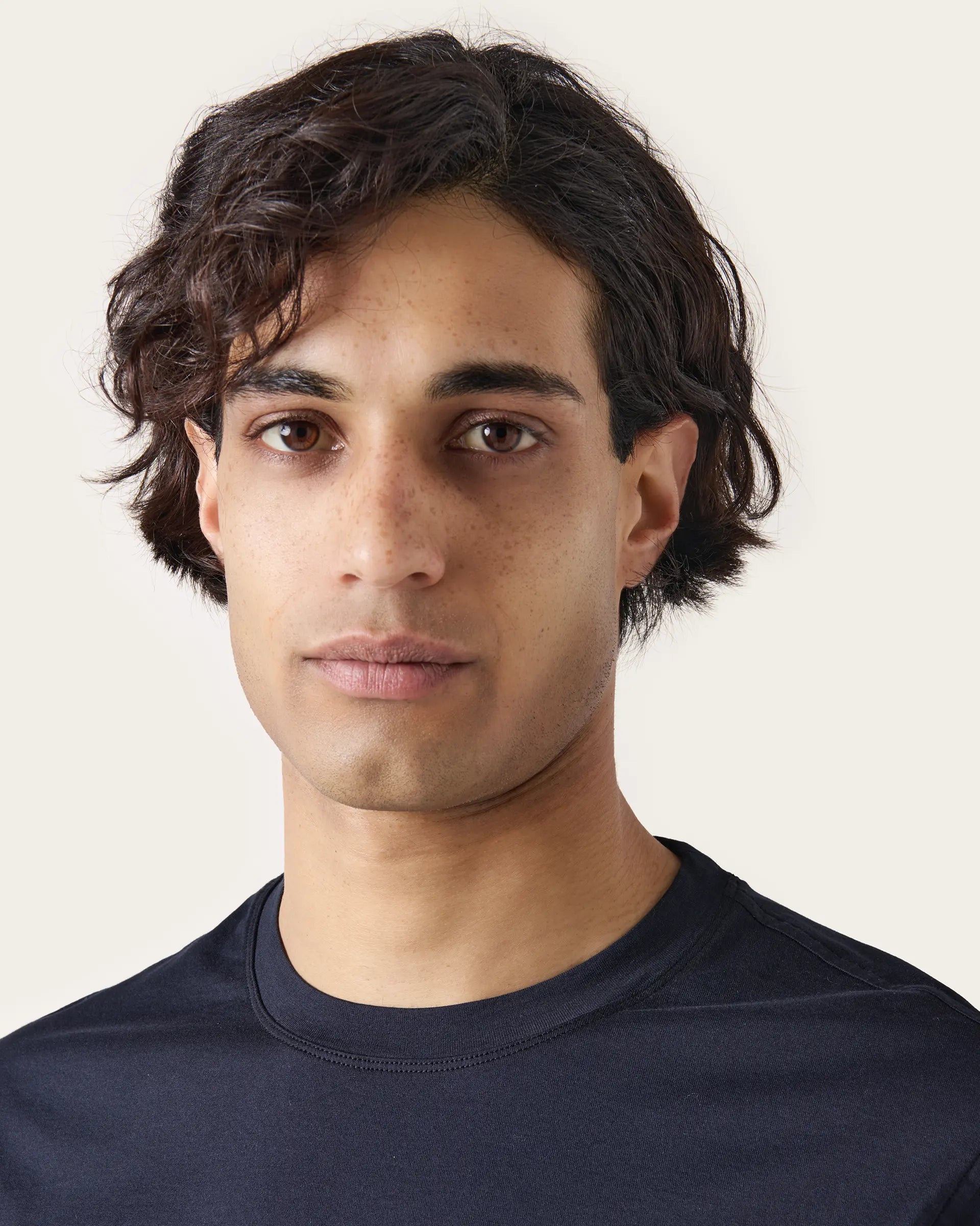 Blue Jersey Natural Stretch T-Shirt