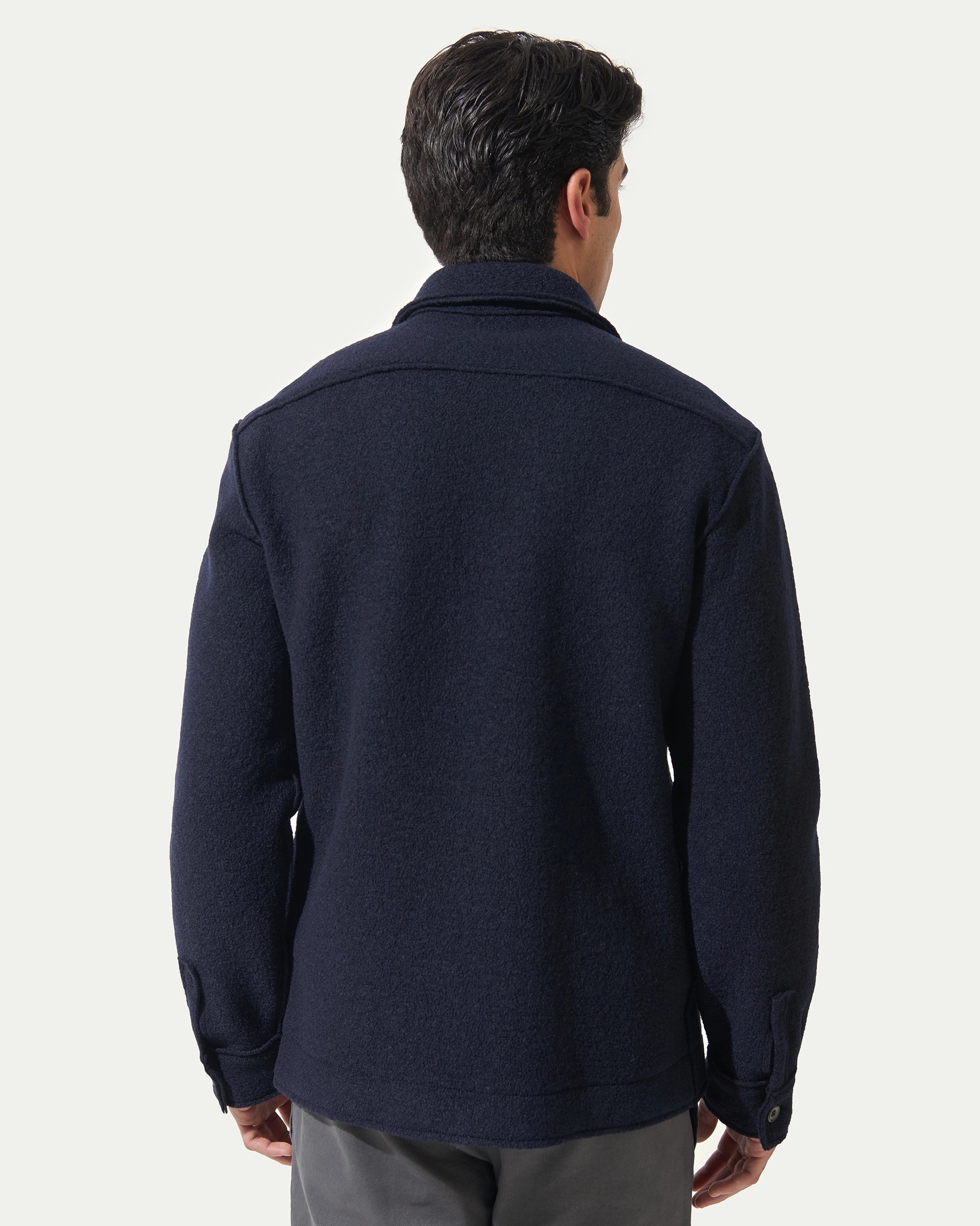 Navy Blue Overshirt