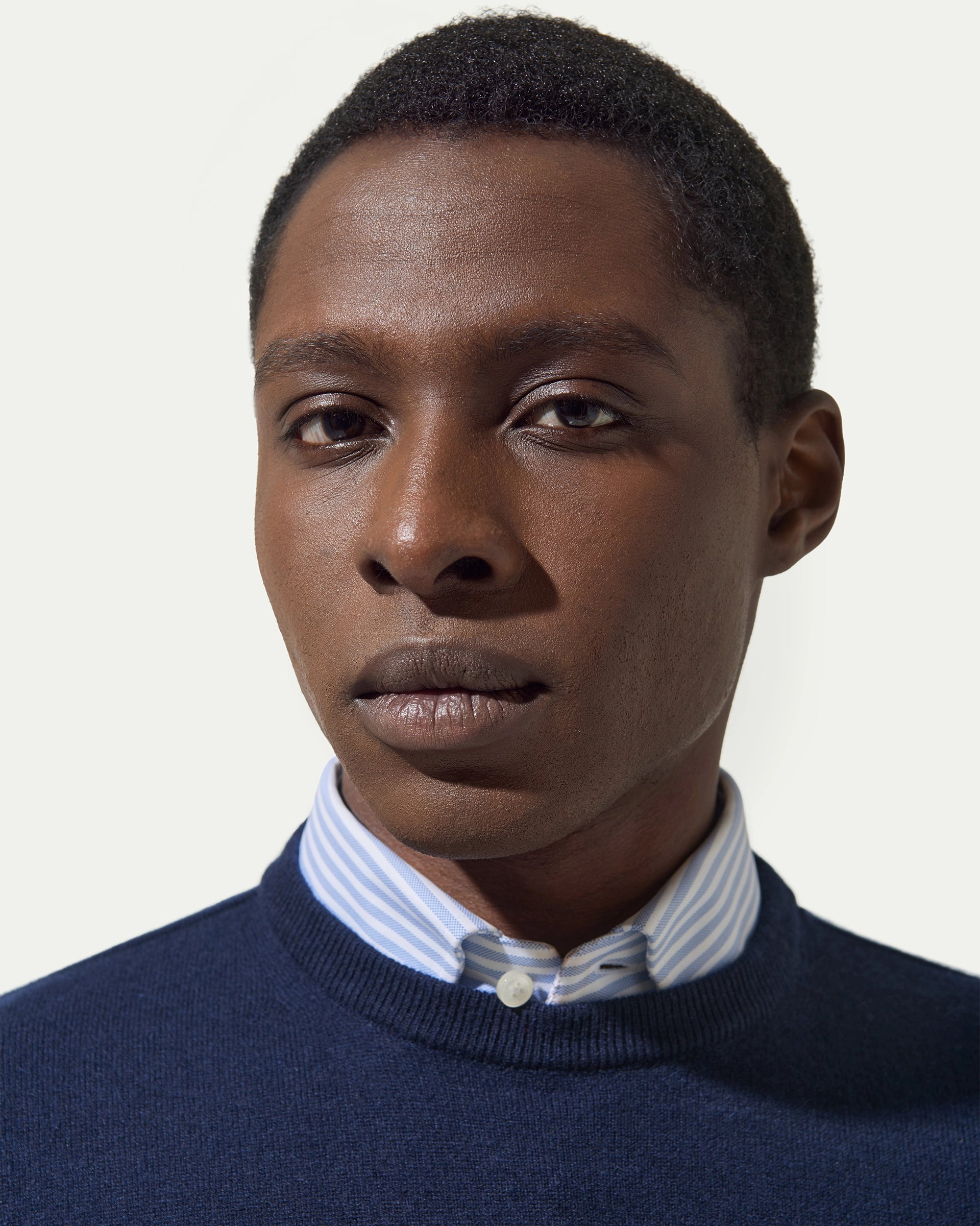 Blue Cashmere Pure Crewneck