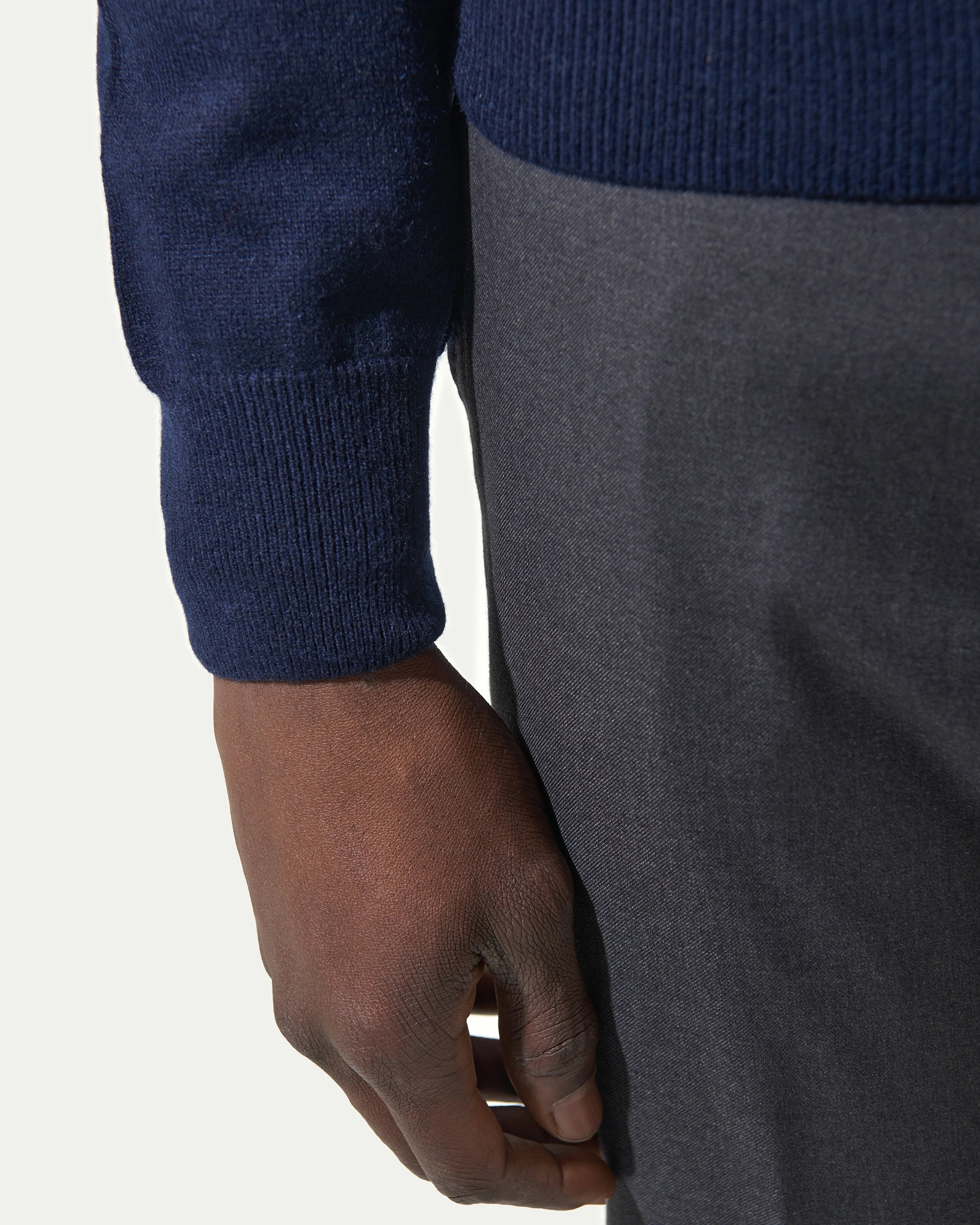 Blue Cashmere Pure Crewneck