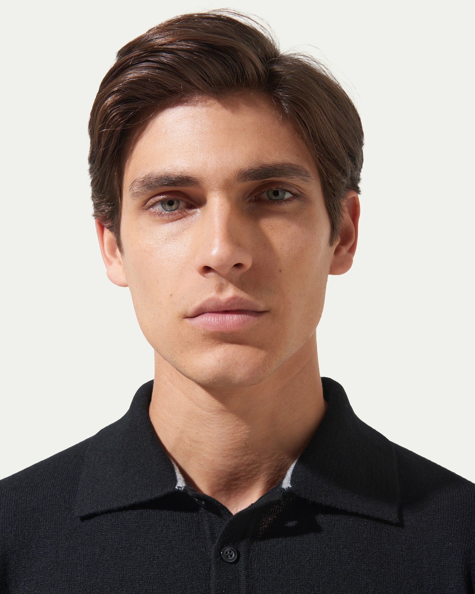 Black Cashmere Polo