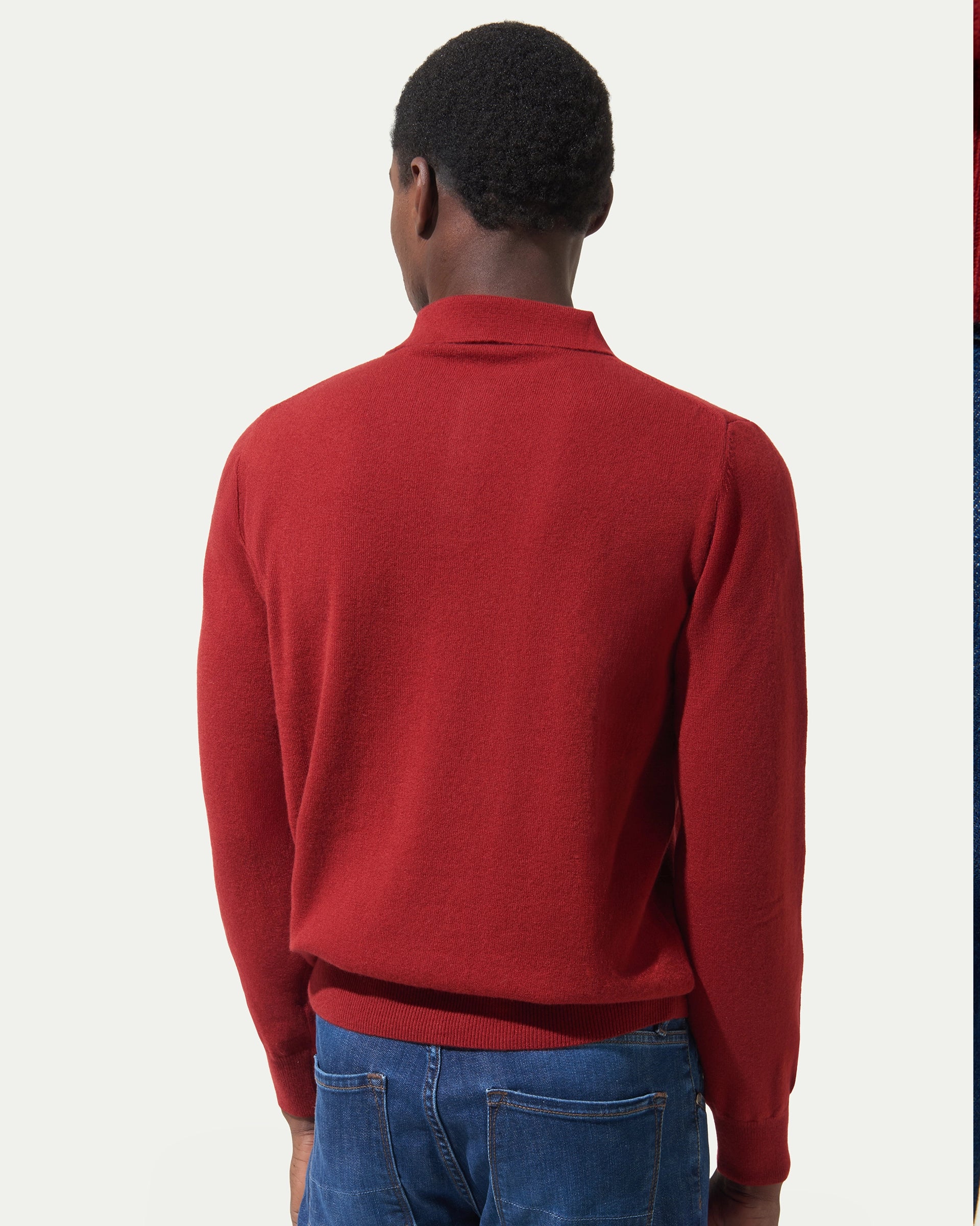 Red Cashmere Polo