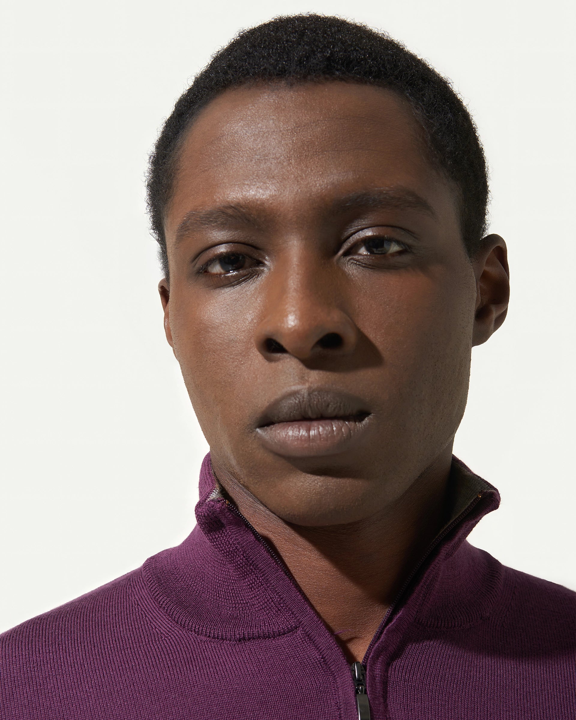 Teal Half Zip Merinos Extrafine Wool