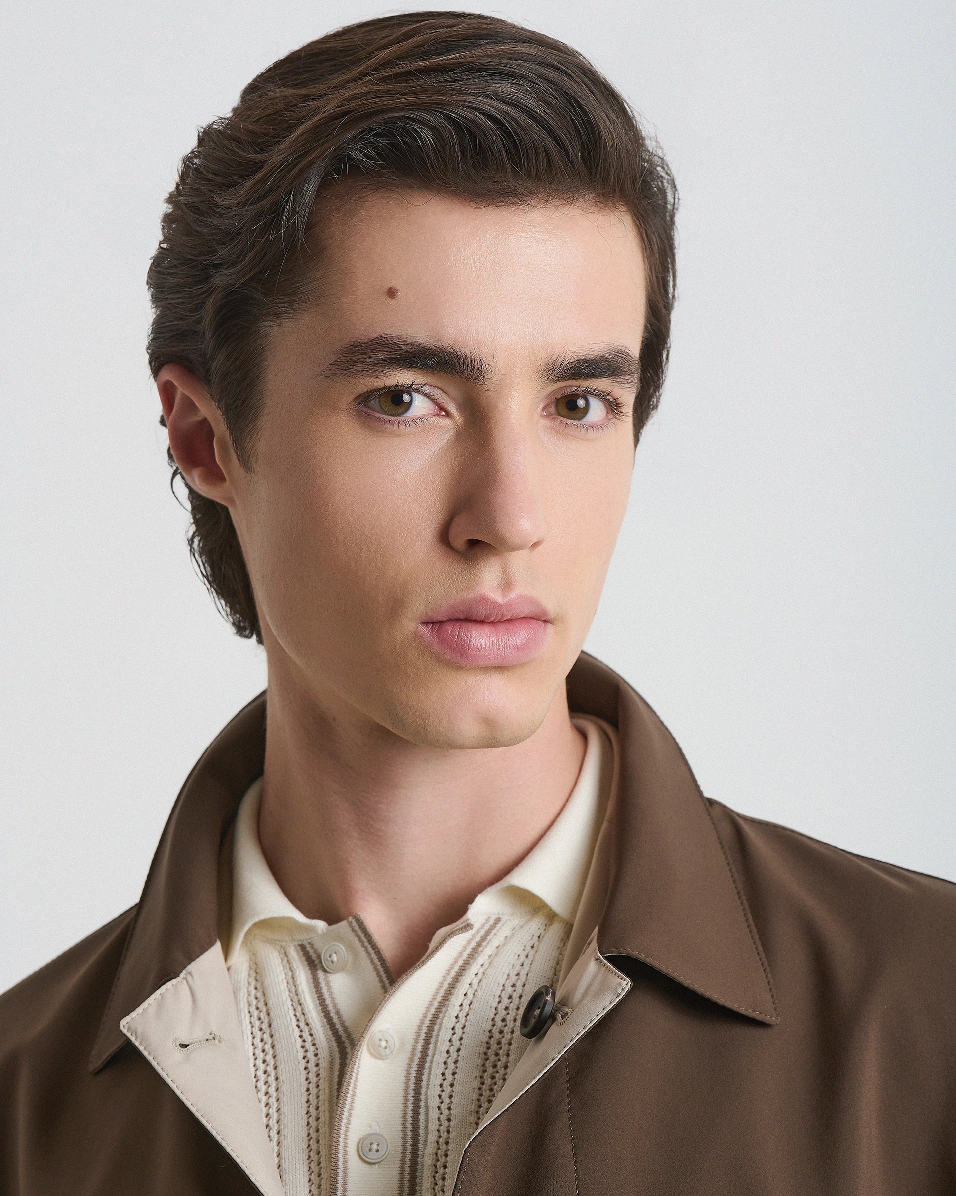 Trench Moro / Beige technical fabric Olmetex