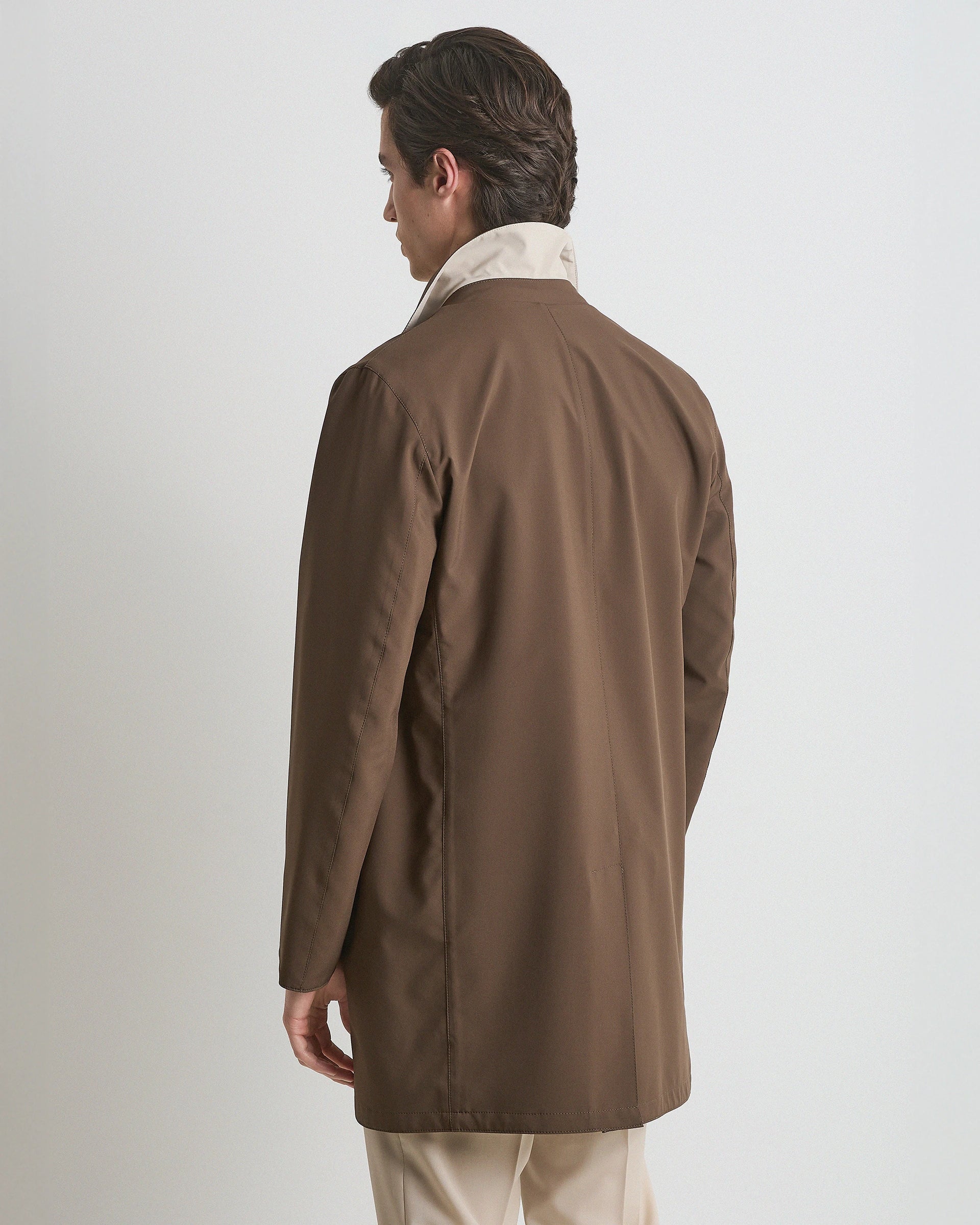 Trench Moro / Beige technical fabric Olmetex