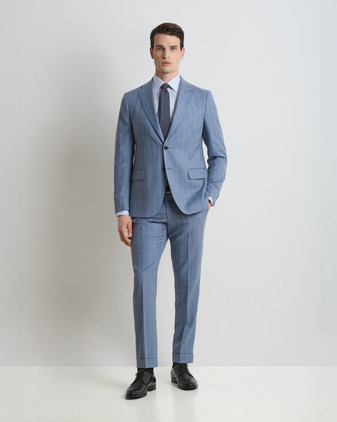 Sky Check Wool Suits - Ermenegildo Zegna Tropical – Eredipisanò