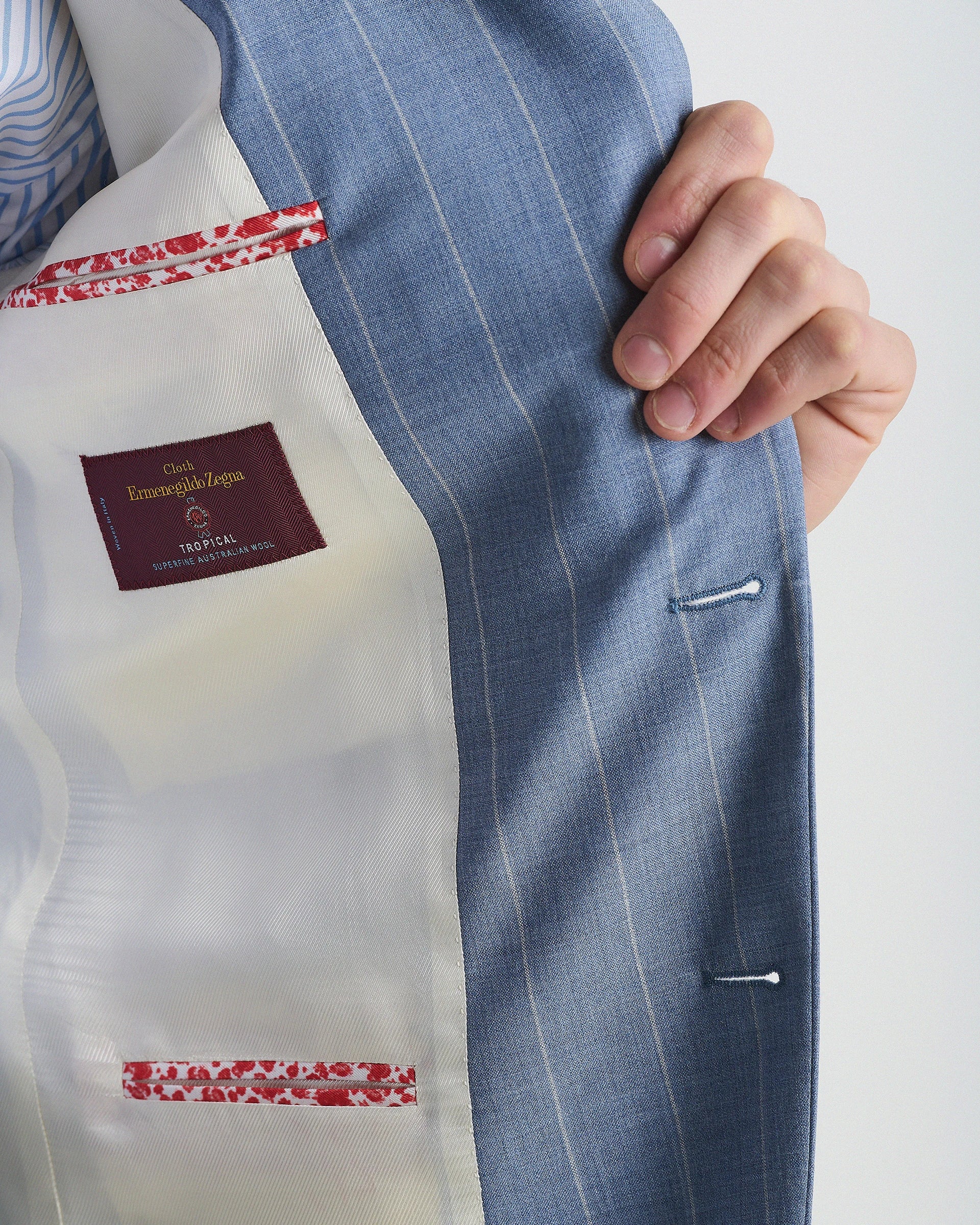 Sky Check Wool Suits - Ermenegildo Zegna Tropical