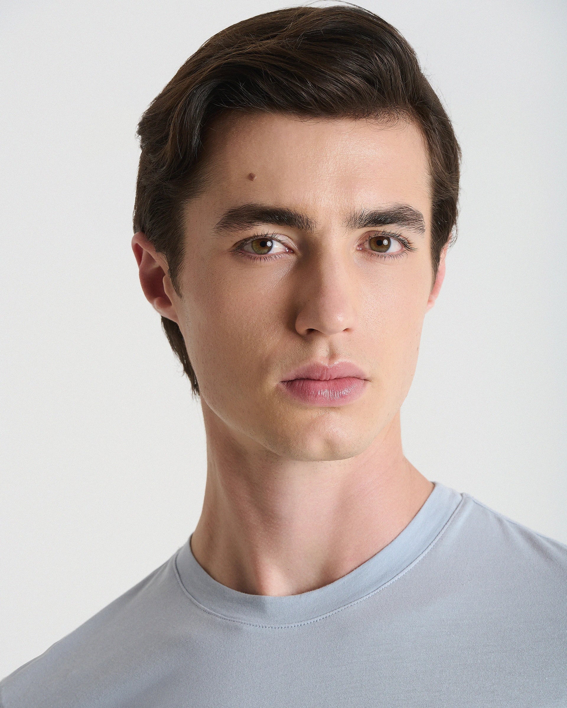 White Cotton Crewneck T-Shirt