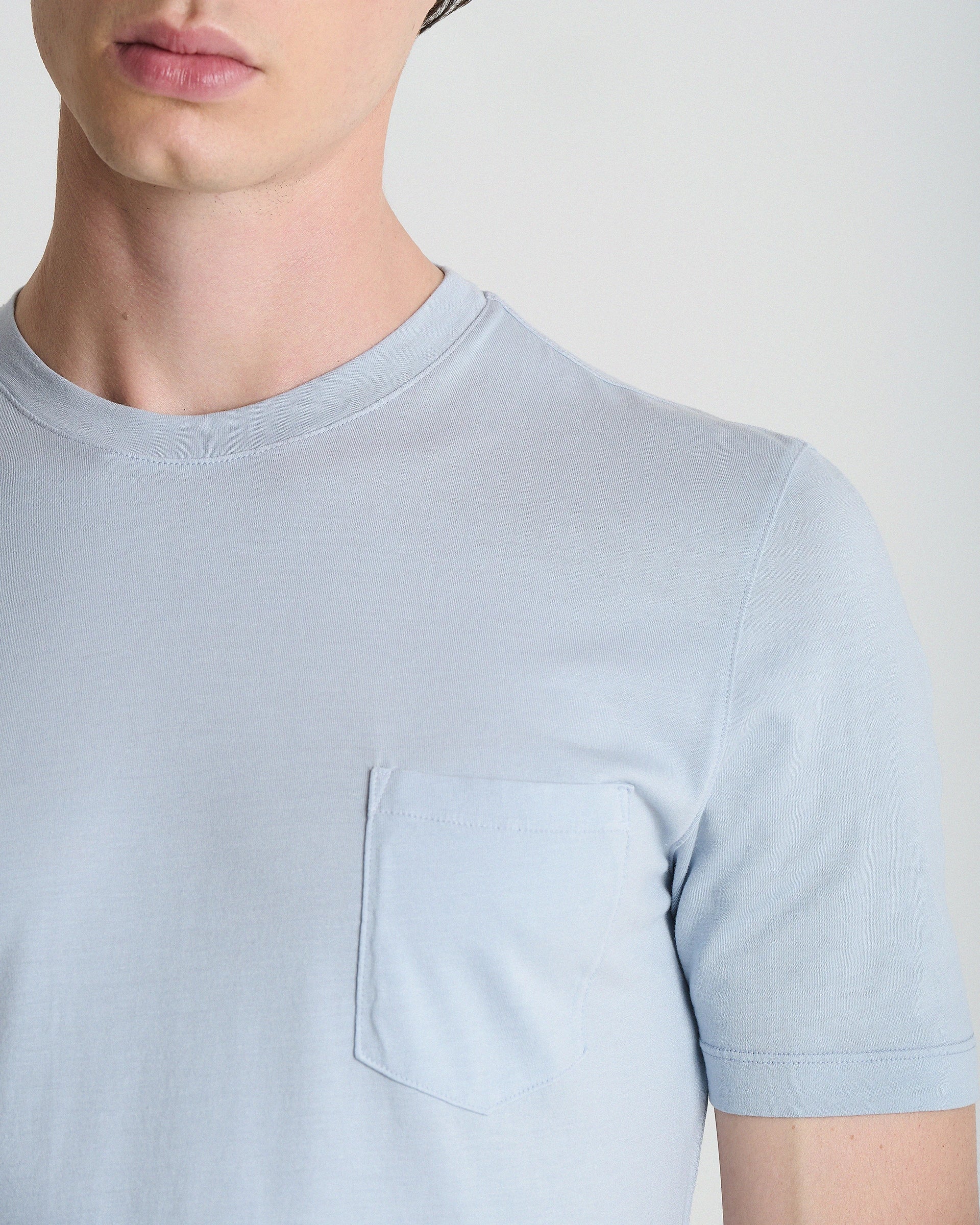 White Cotton Crewneck T-Shirt