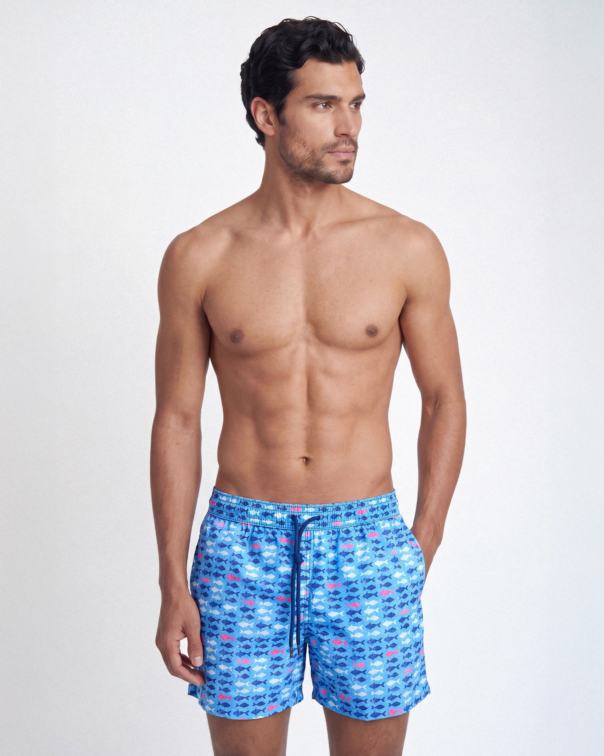 Pattern swim short