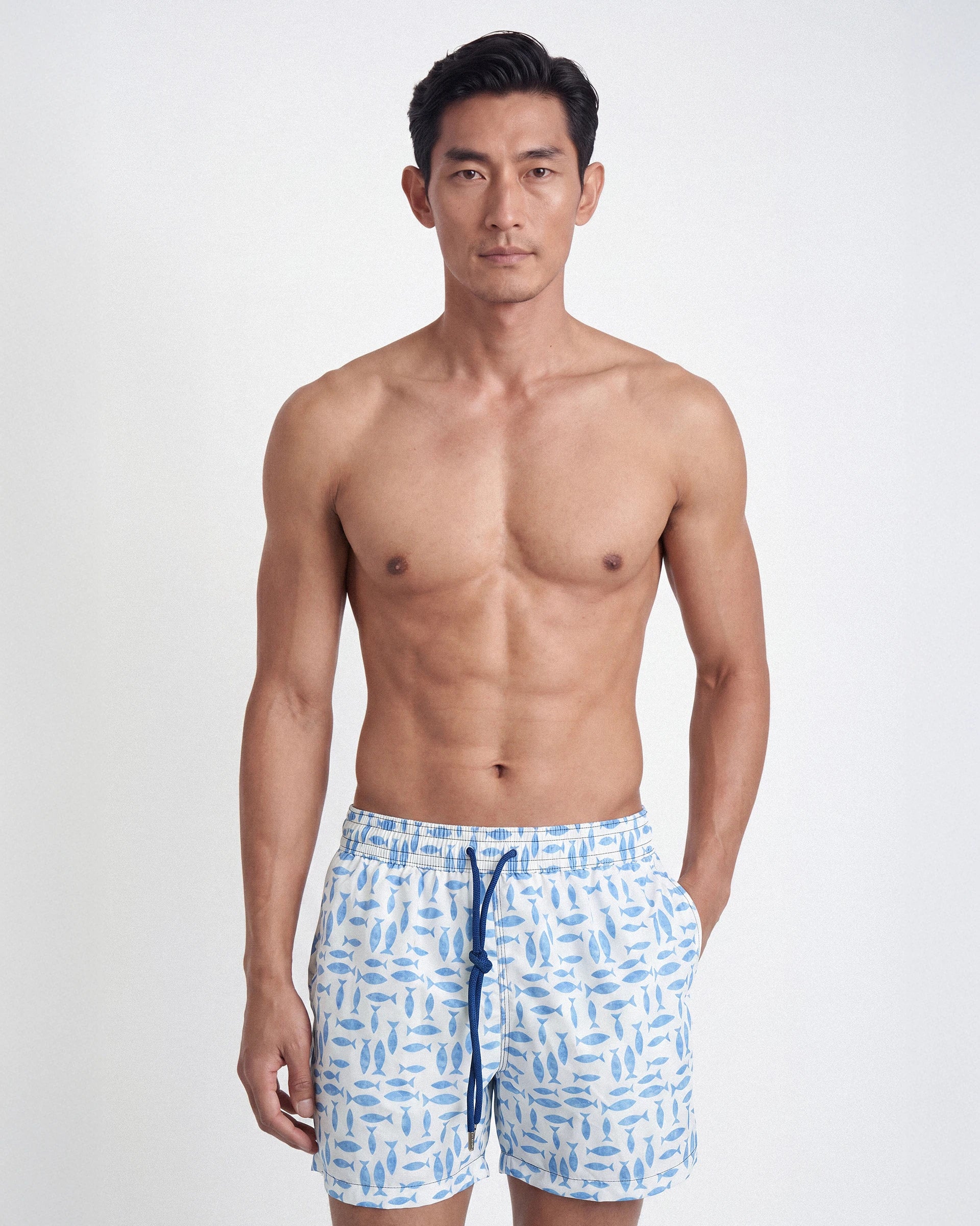 Pattern swim short